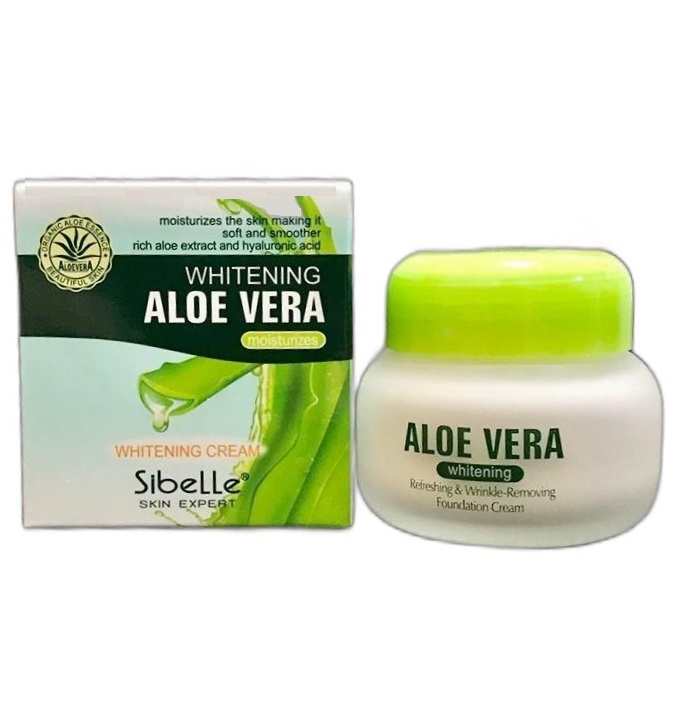 Гель - крем для лица с органическим алоэ вера Sibelle 50 мл