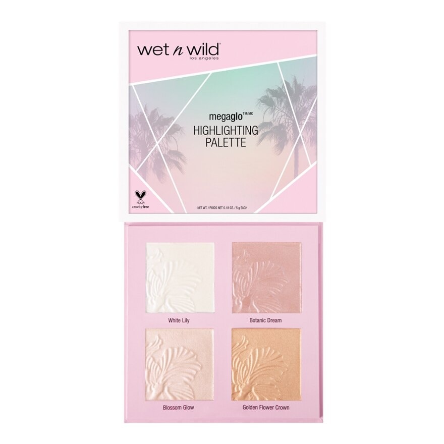 Wet N Wild Holiday Megaglo Highlighting Palette 16g. E36352 - - , #deada6, #ebcfc3, #e3b196