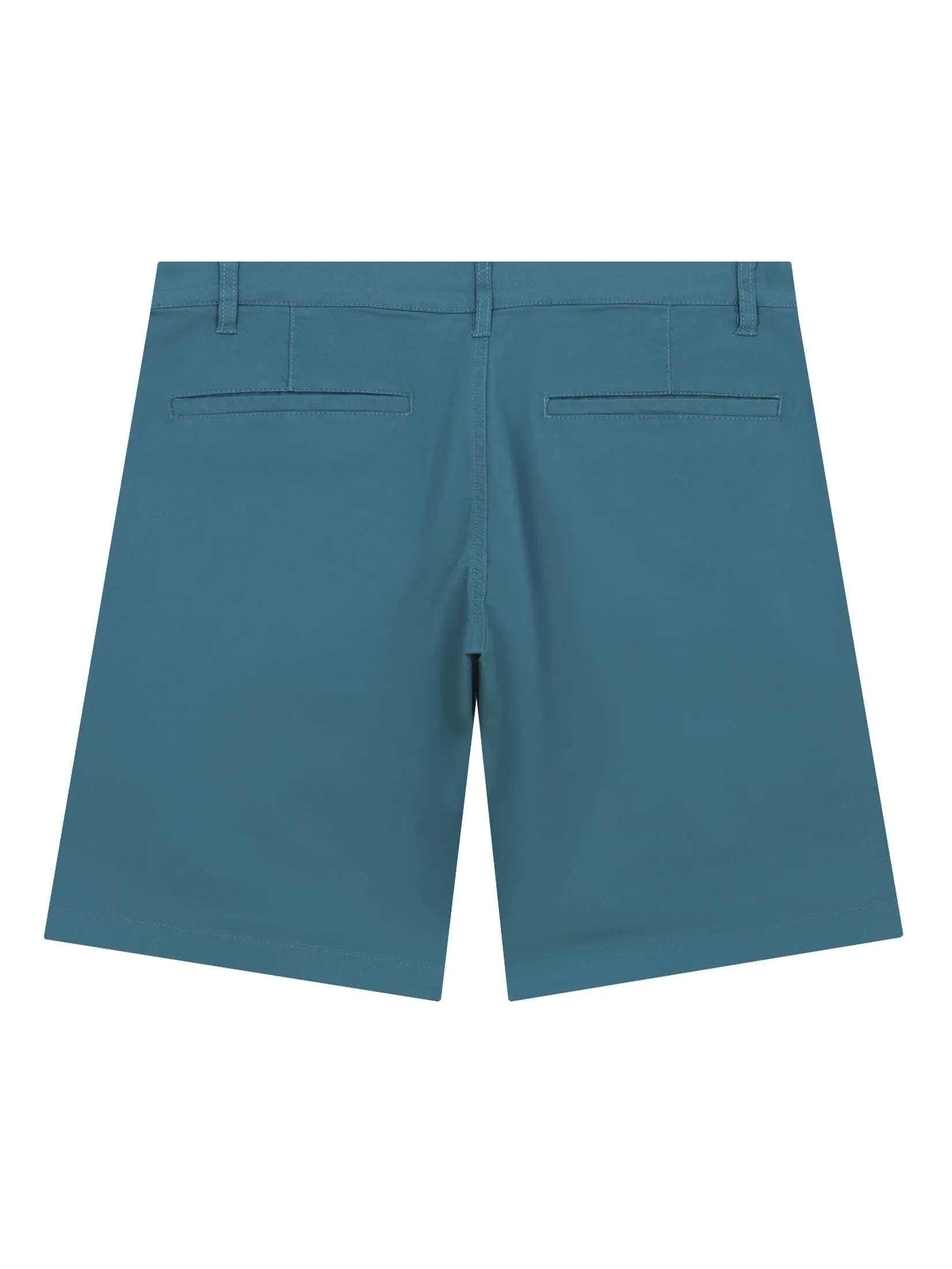 GIORDANO Men's Slim Taper Shorts (180° Elastic Waist) Deep Emerald green