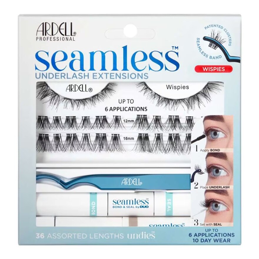 Ardell Seamless Underlash Extensions Wispies Kit 36pcs. - Black