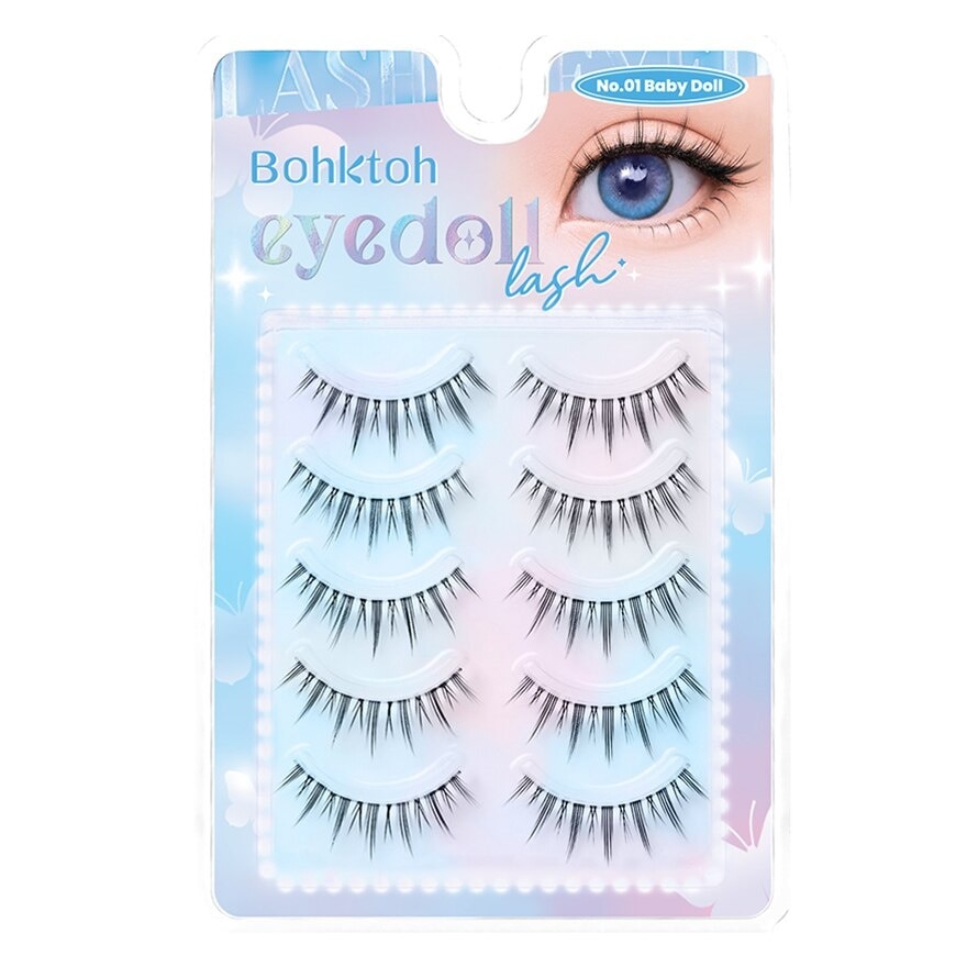 Bohktoh Eyedoll Lash 5pairs 02 Angel Doll - 02 Angel Doll