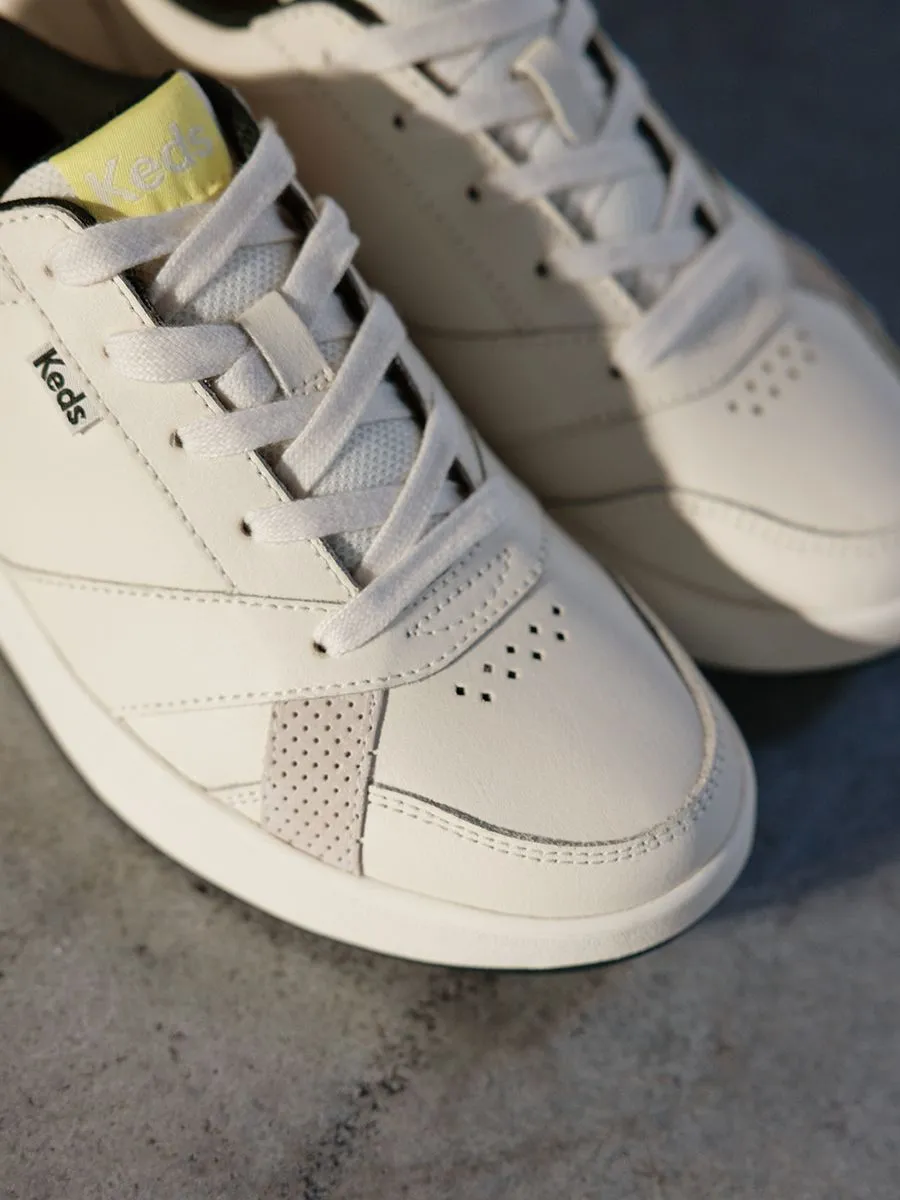 KEDS Women The Court Leather Green