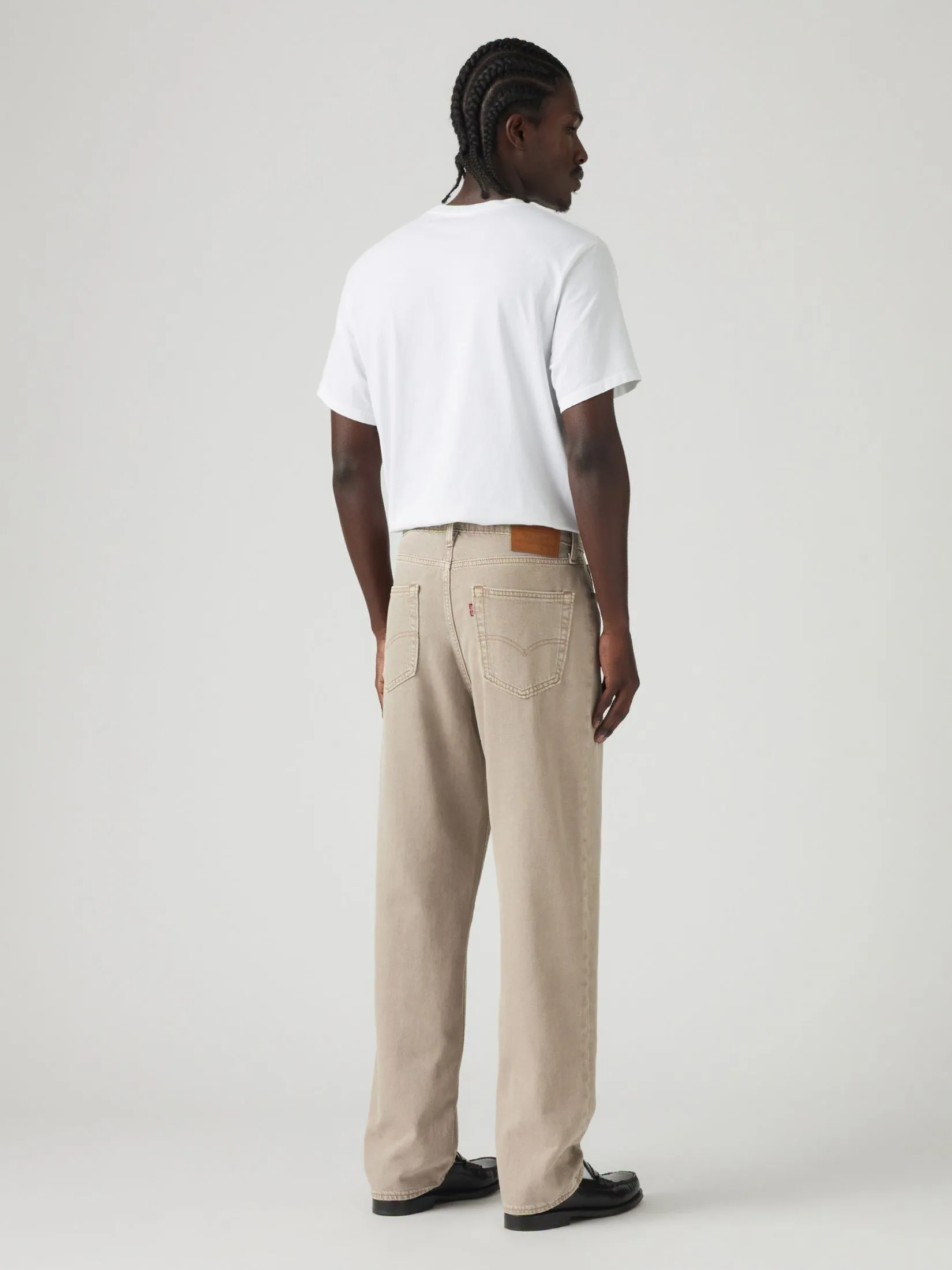 LEVI'S Men's 568 Loose Straight Lightweight Jeans Ecru