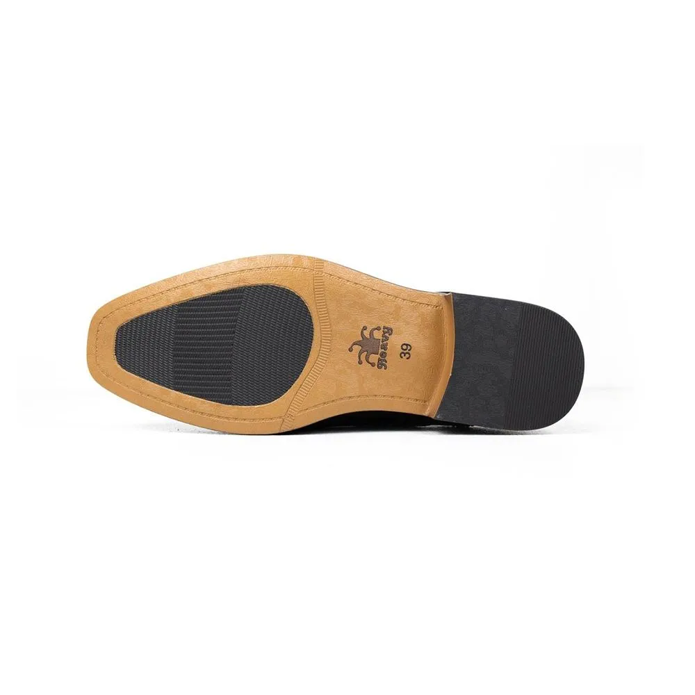 HEAVY Black Leather  Formal Shoes PB7517