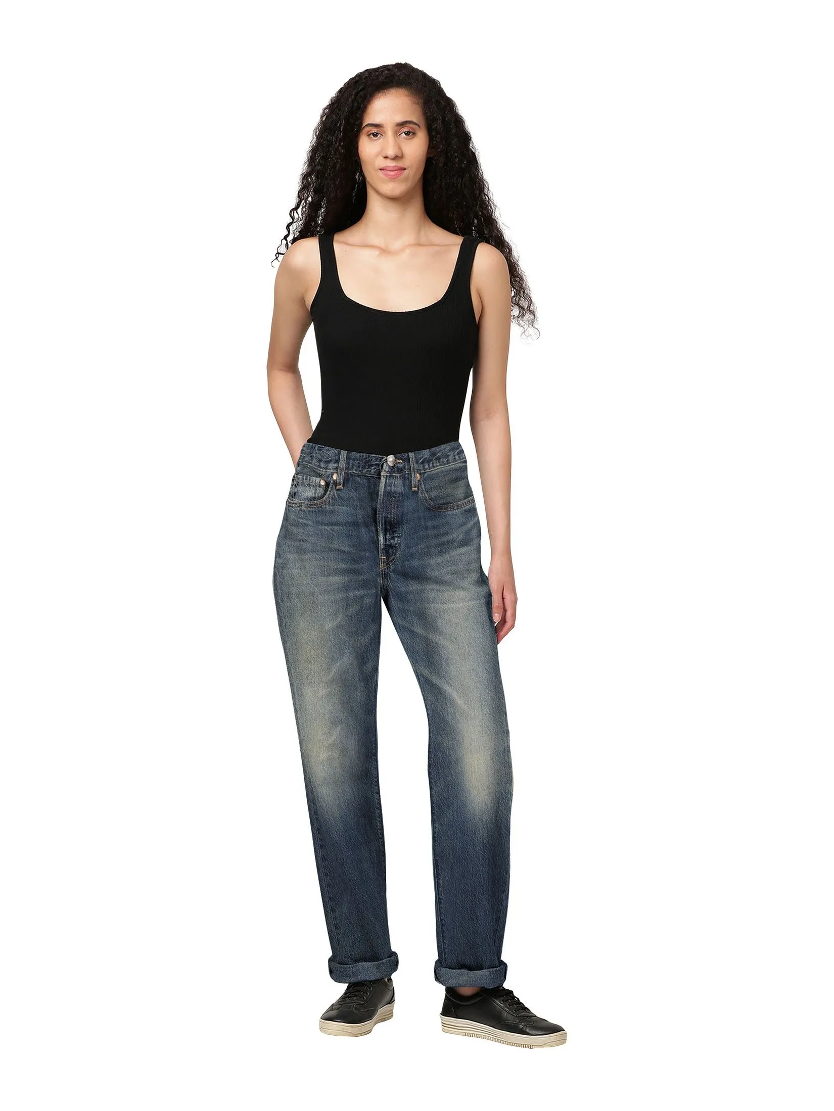 LEVI'S Women's 501 '90s Jeans Dark Blue