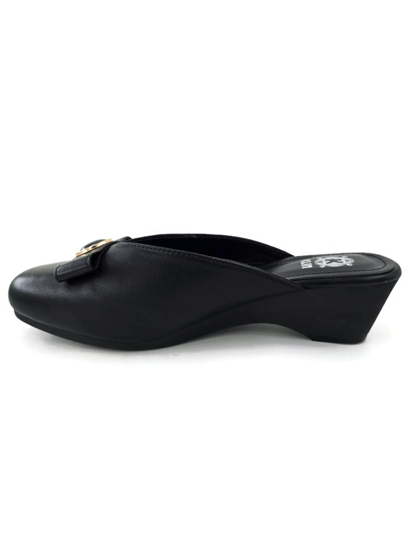 KLIN Woman Wedges Mule Black