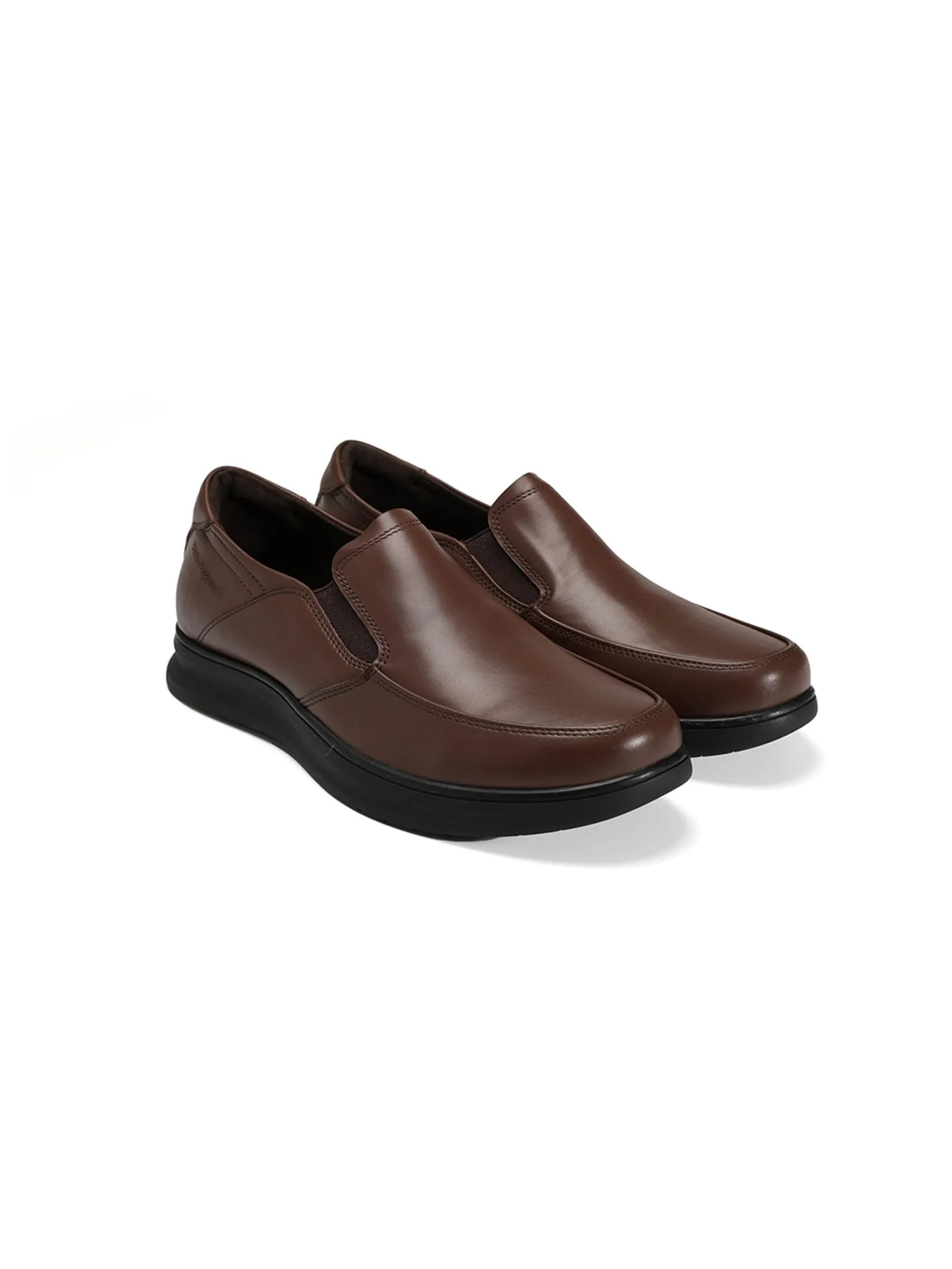 HUSH PUPPIES Men's Shoes Dress Shoes Slip-ons  - BROWN