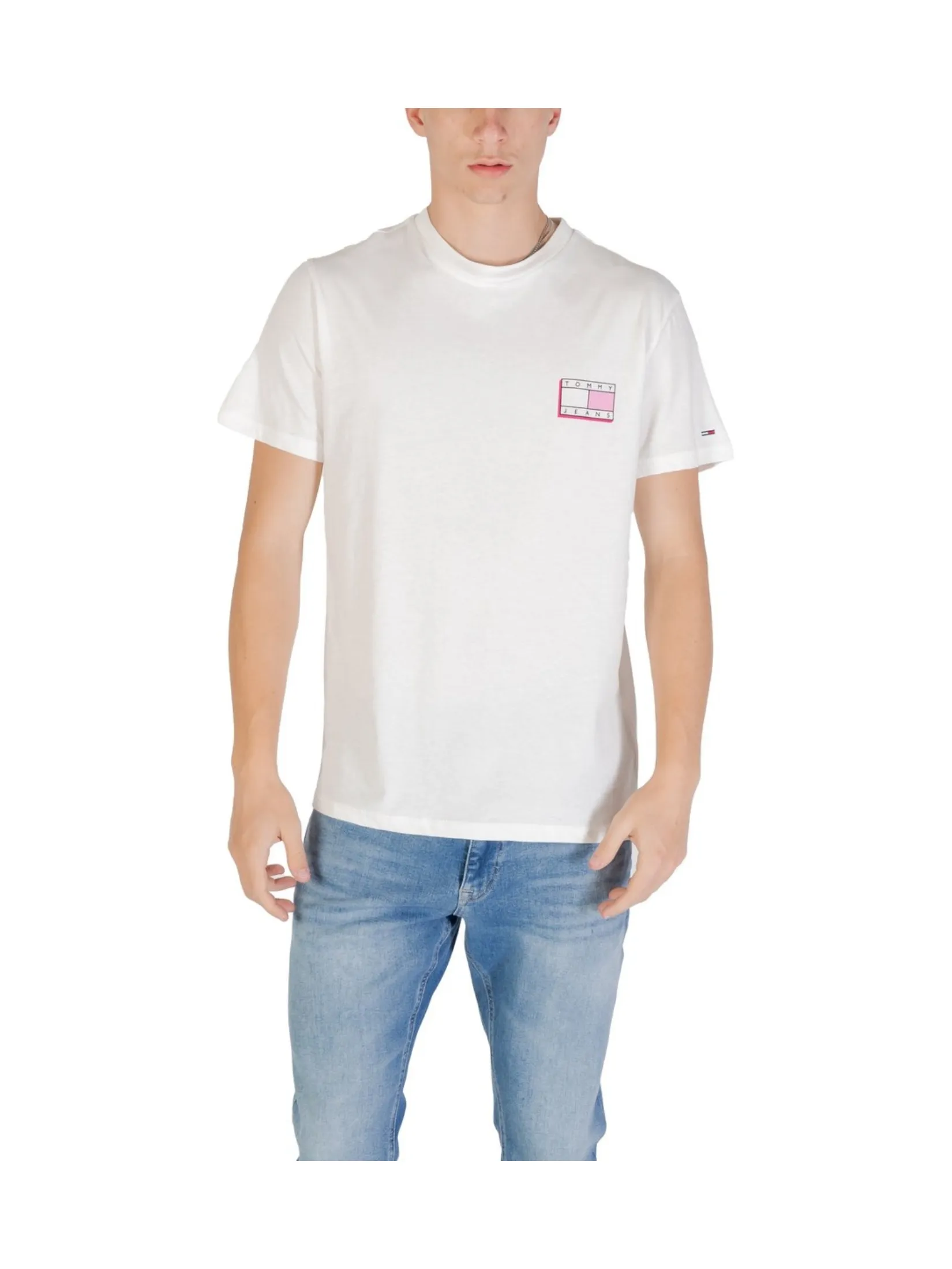 TOMMY JEANS MEN TEE WHITE Slim