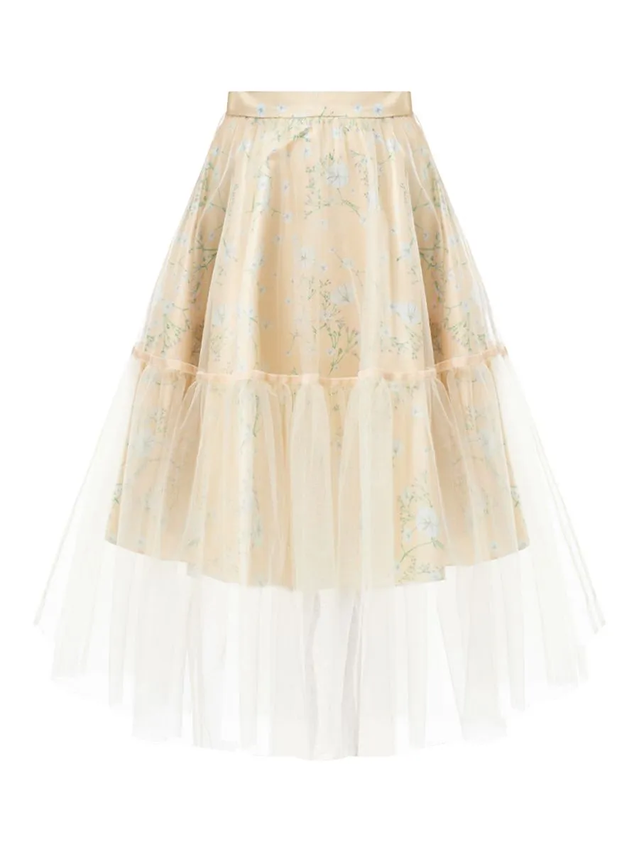 ICONIC WOMEN YELLOW MADDIE SKIRT