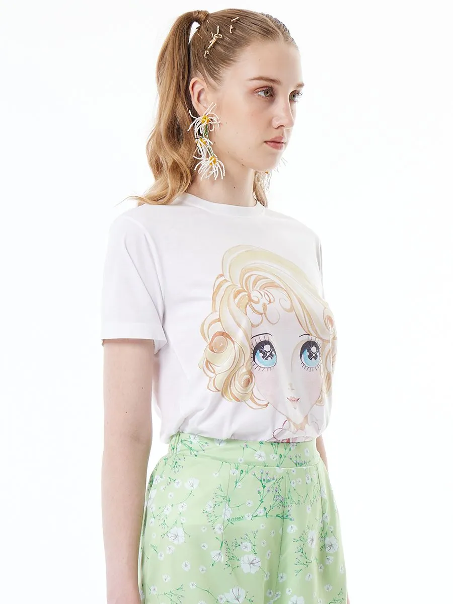 ICONIC WOMEN WHITE LISA T-SHIRT