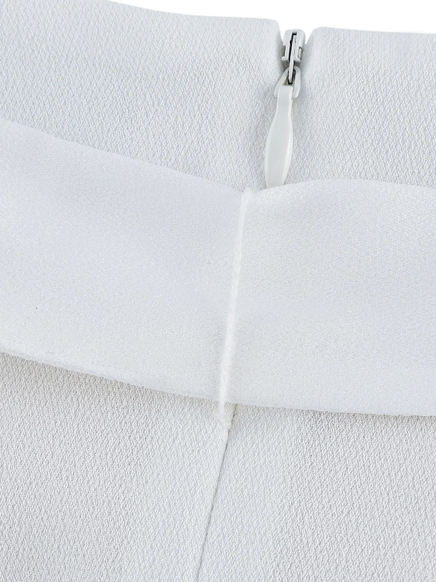 G2000 Women Clothing Crepe Colour Block Stand Long Sleeve Collar Blouse Regular Fit - Off-White