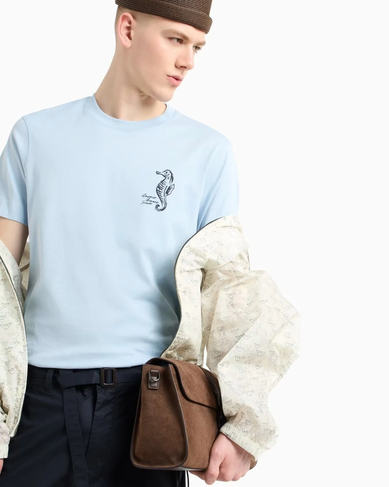 EMPORIO ARMANI Tee Men EM001031-AF12926-U9378 Blue