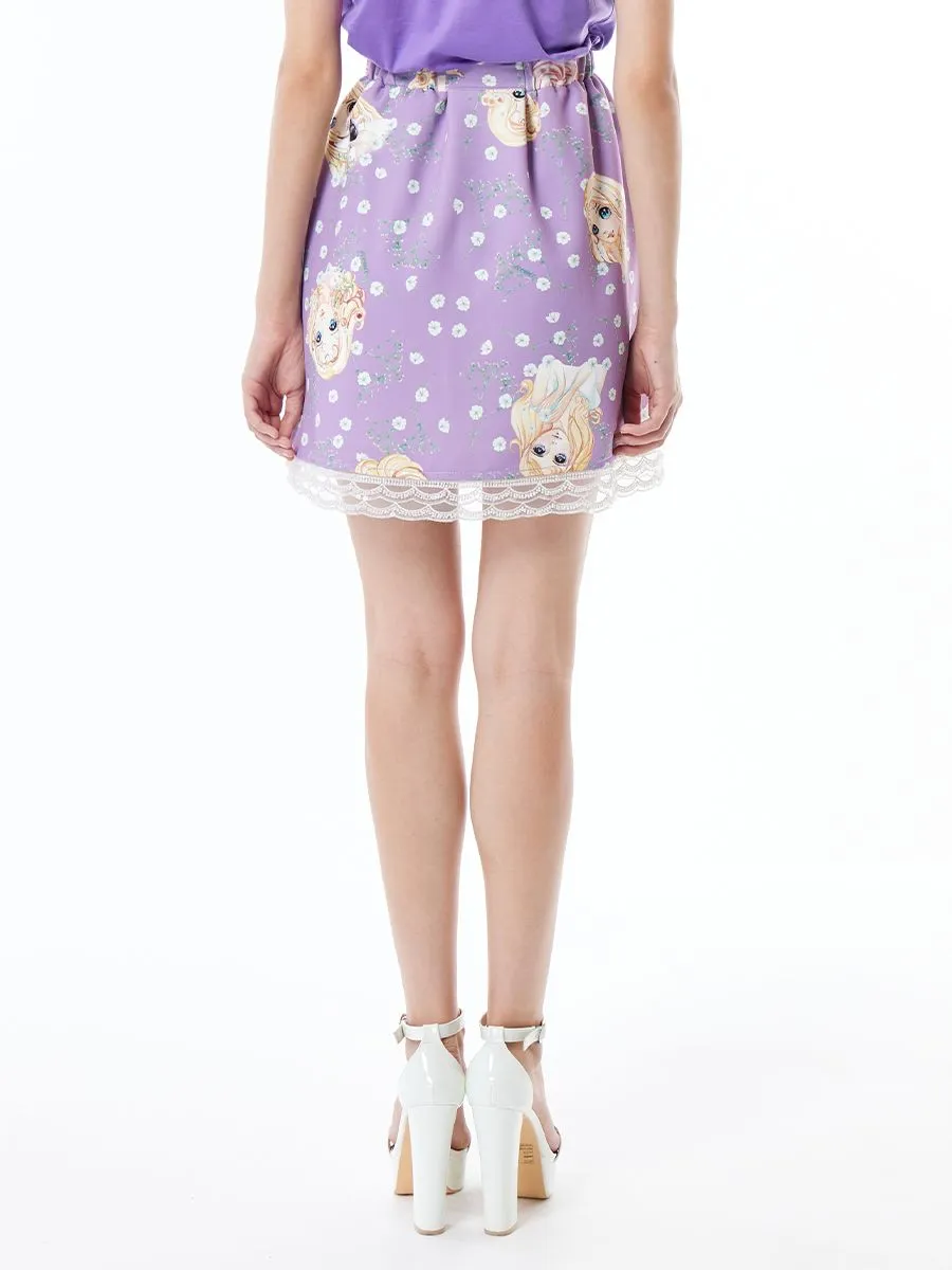 ICONIC WOMEN PURPLE LARA SKIRT