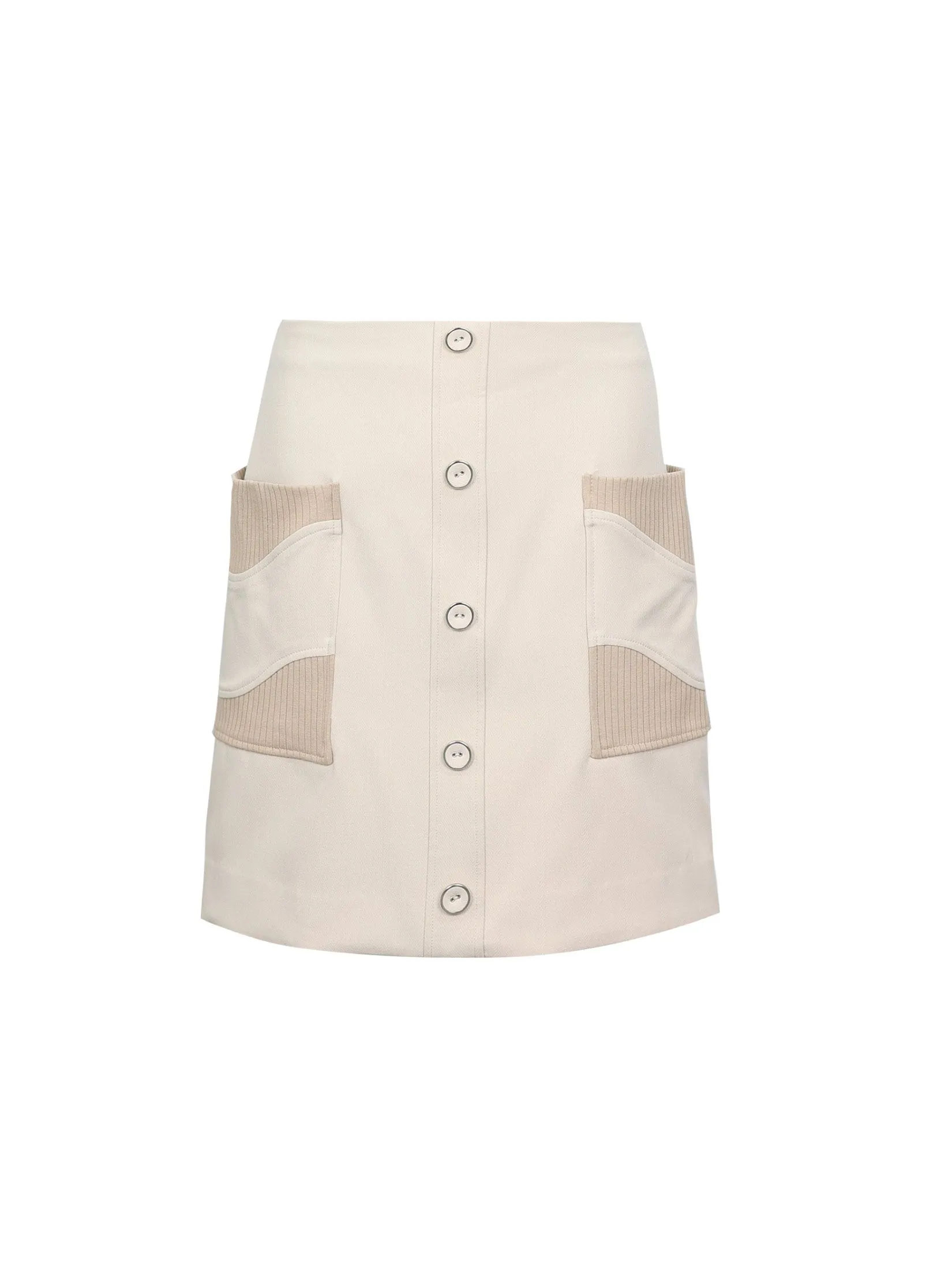 SHAKA Woman Skirt S-mark Short Beige
