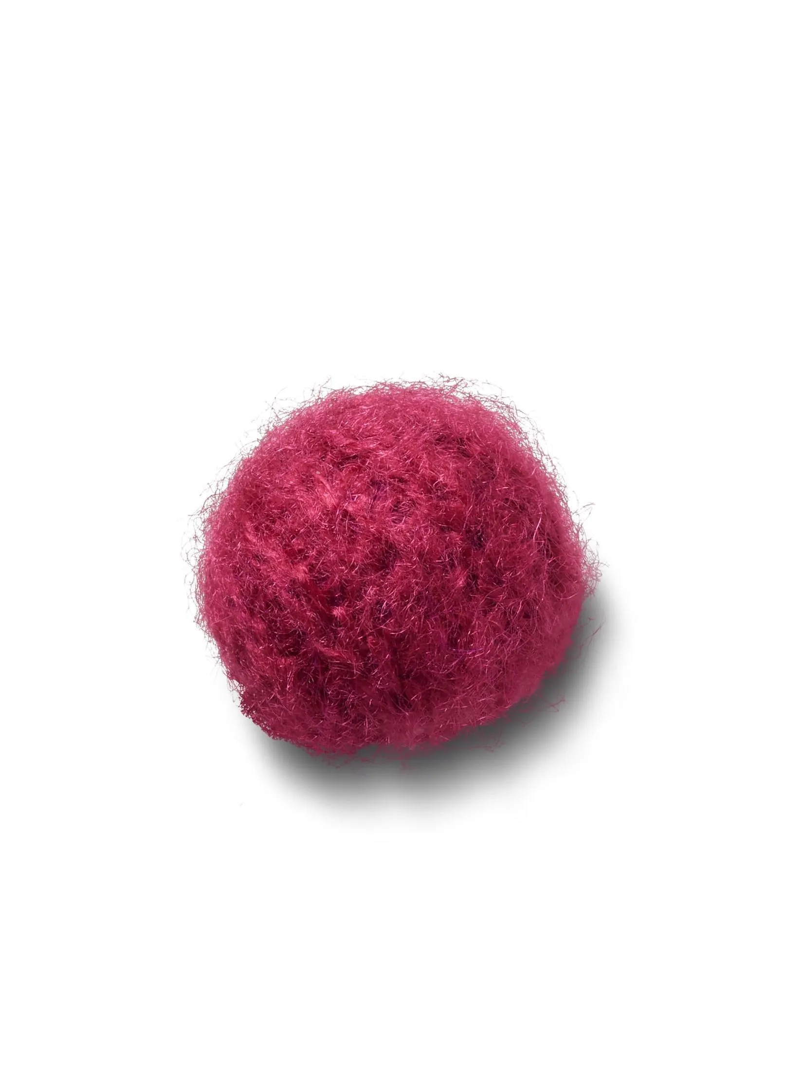 CROCS JIBBITZ™ MAGENTA FAUX MOHAIR PUFF