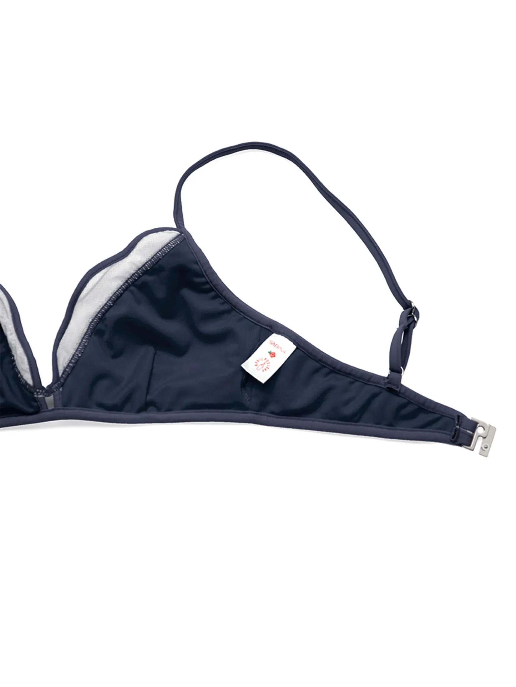 SABINA Sabina x Aprilpoolday Clara Swim Top - Dark Blue