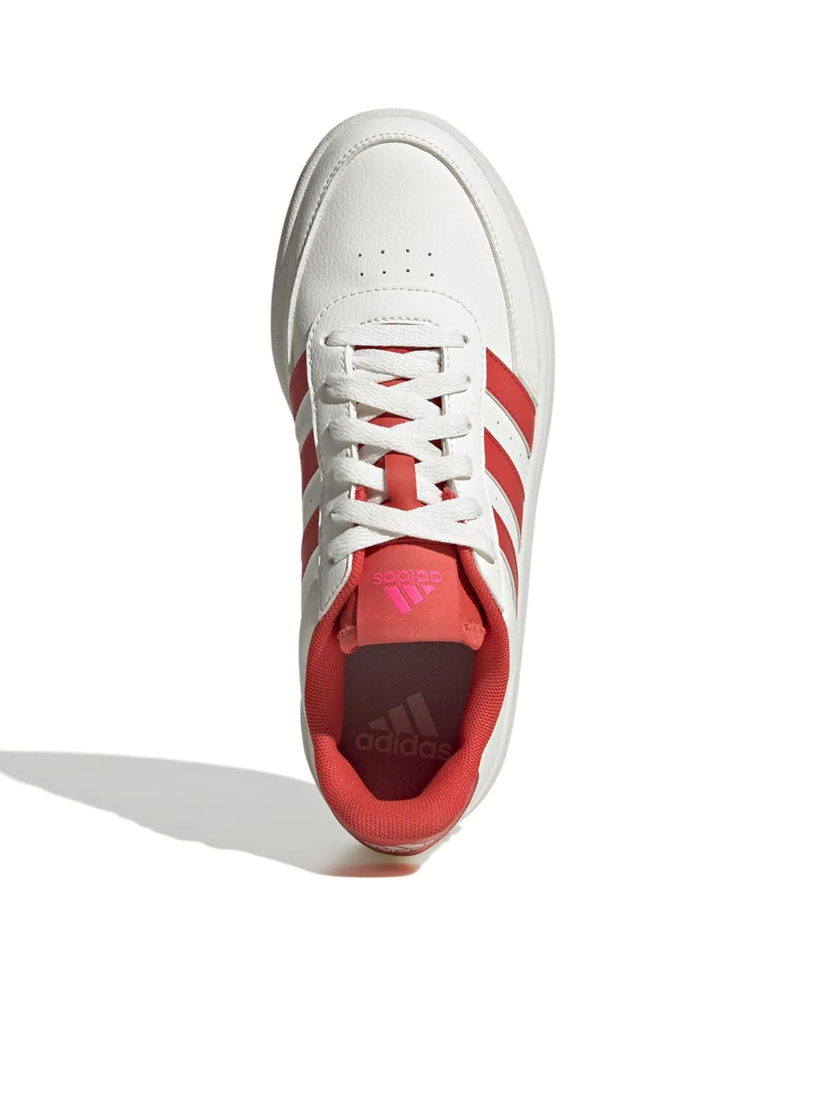 ADIDAS Women Sneakers Breaknet 2.0 JI4860 Core White / Bright Red / Lucid Pink