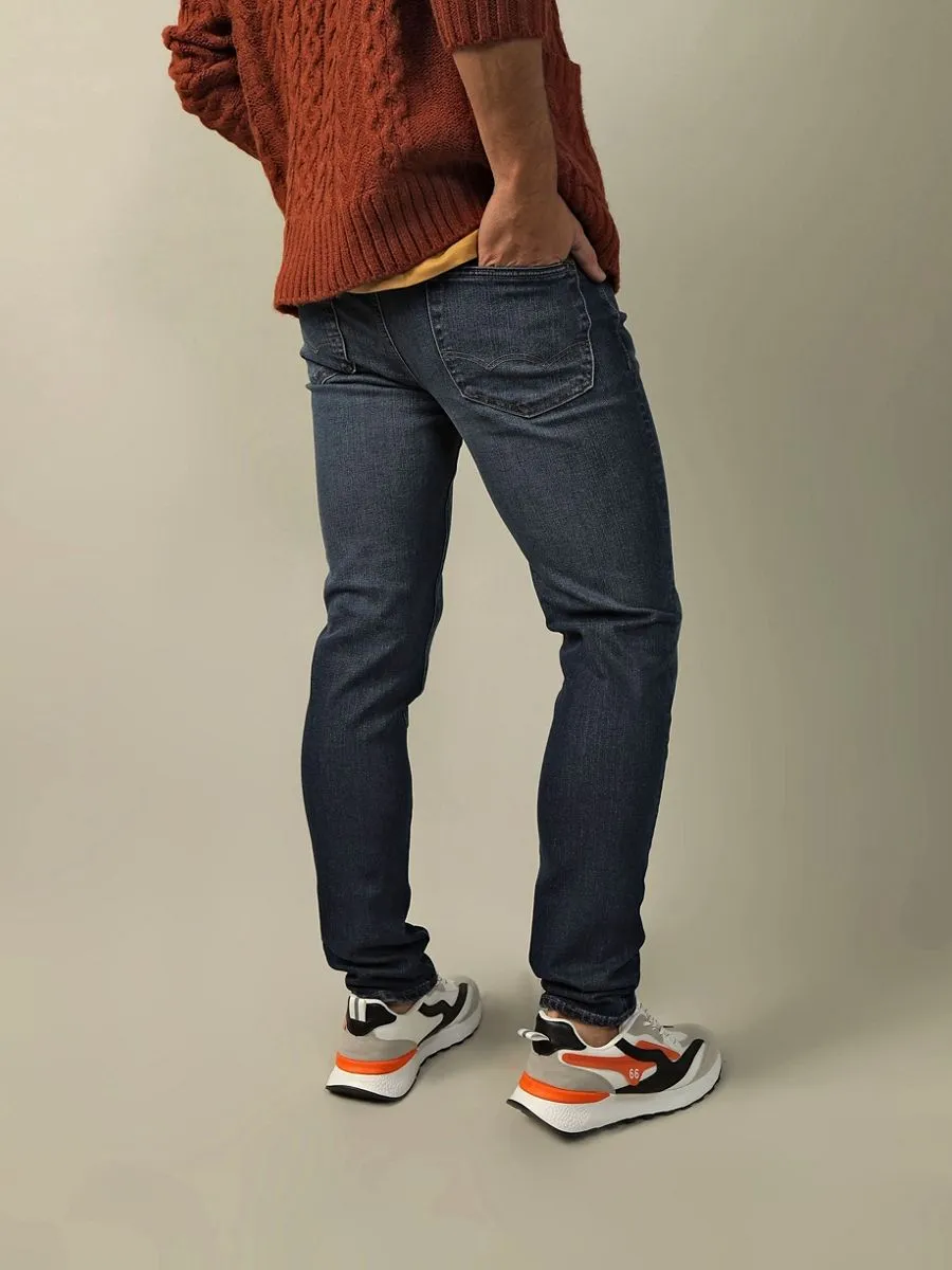 AMERICAN EAGLE MEN DARK CLEAN SKINNY FIT 911 DEEP SEA BLUE