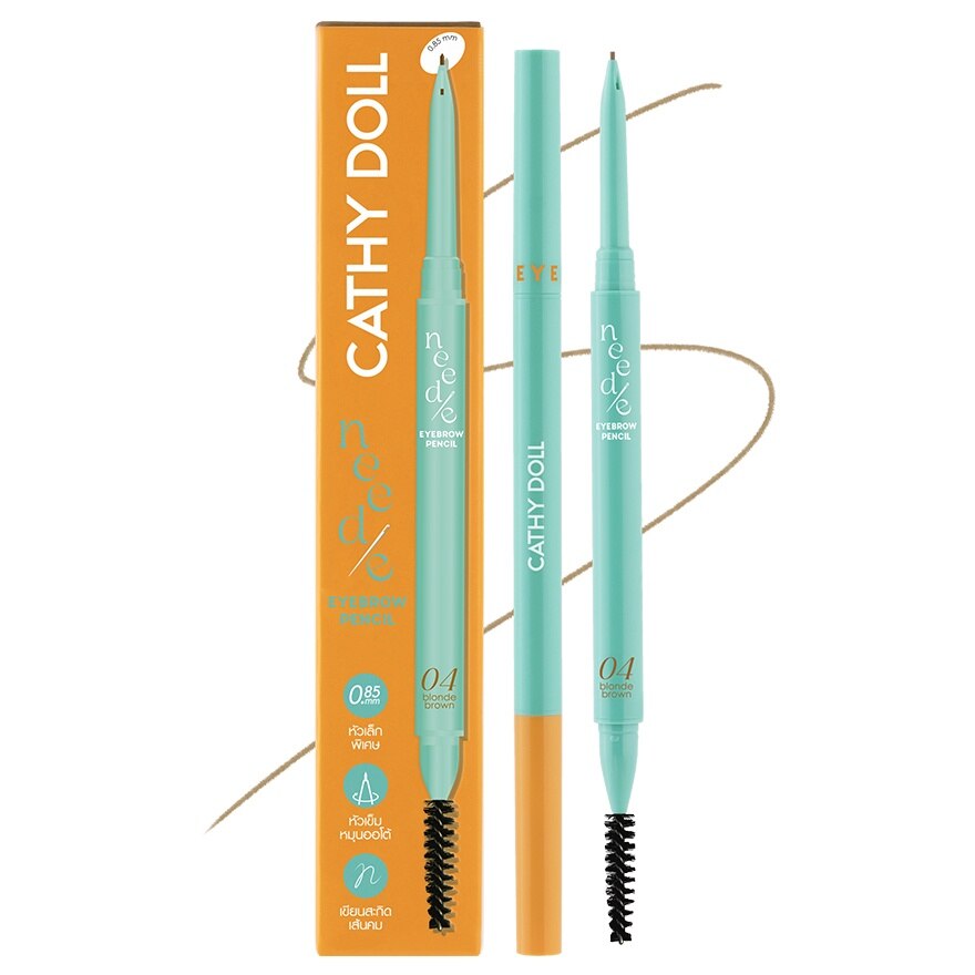 Cathy Doll Needie Eyebrow Pencil Blonde - 01 Cool Gray