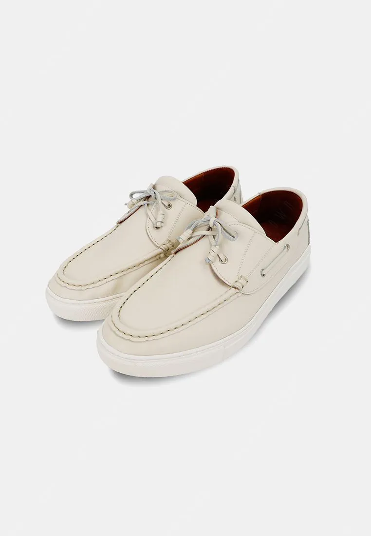 BROWN STONE BROWN STONE NEW YORK BOAT SHOE OFF WHITE