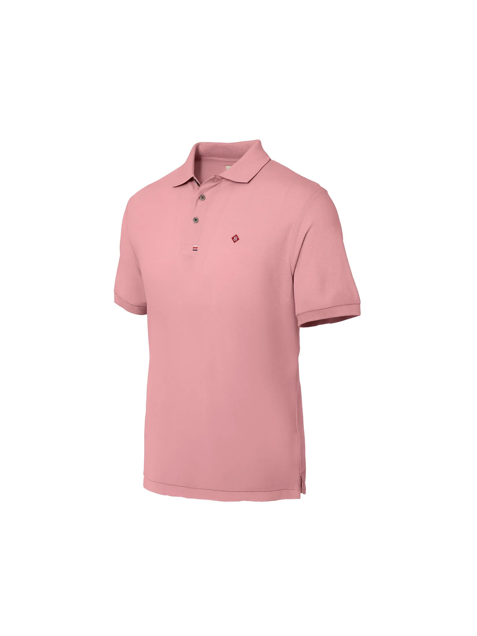 JOHN HENRY Men's Polo (Slim Fit) ESSENTIALS Pink