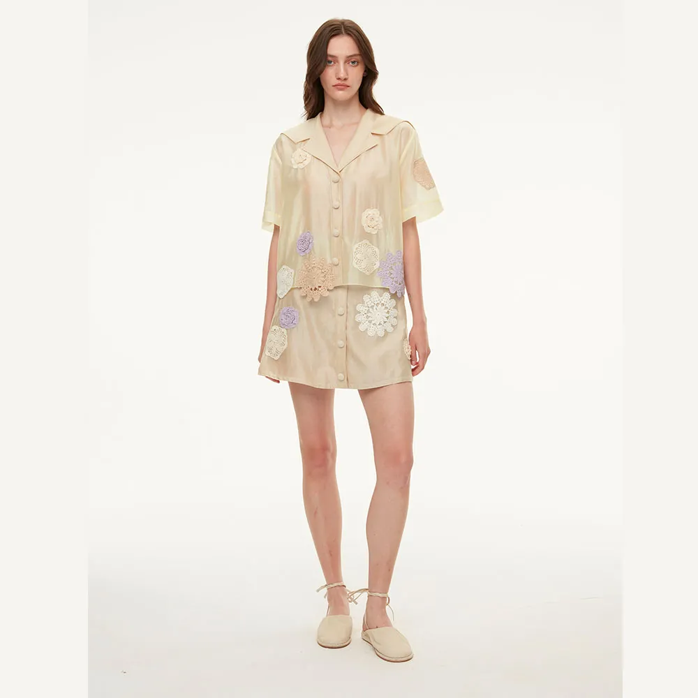 JANESUDA Yellow AW22 Skirt