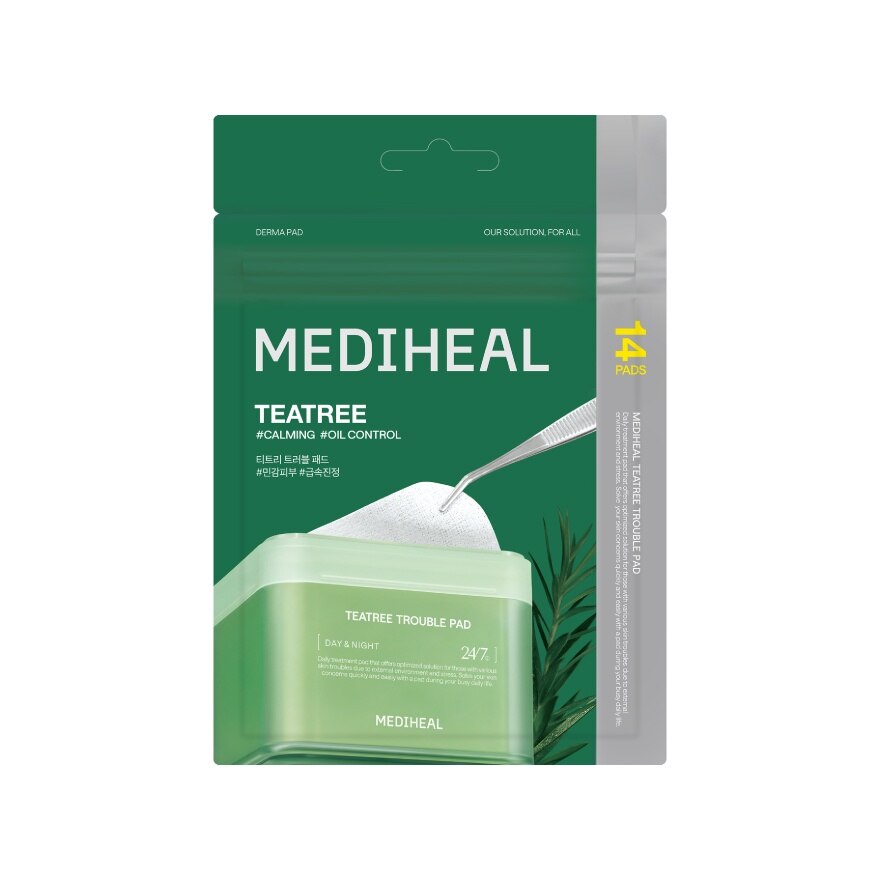 Mediheal Pad Teatree Trouble 14'S - Green