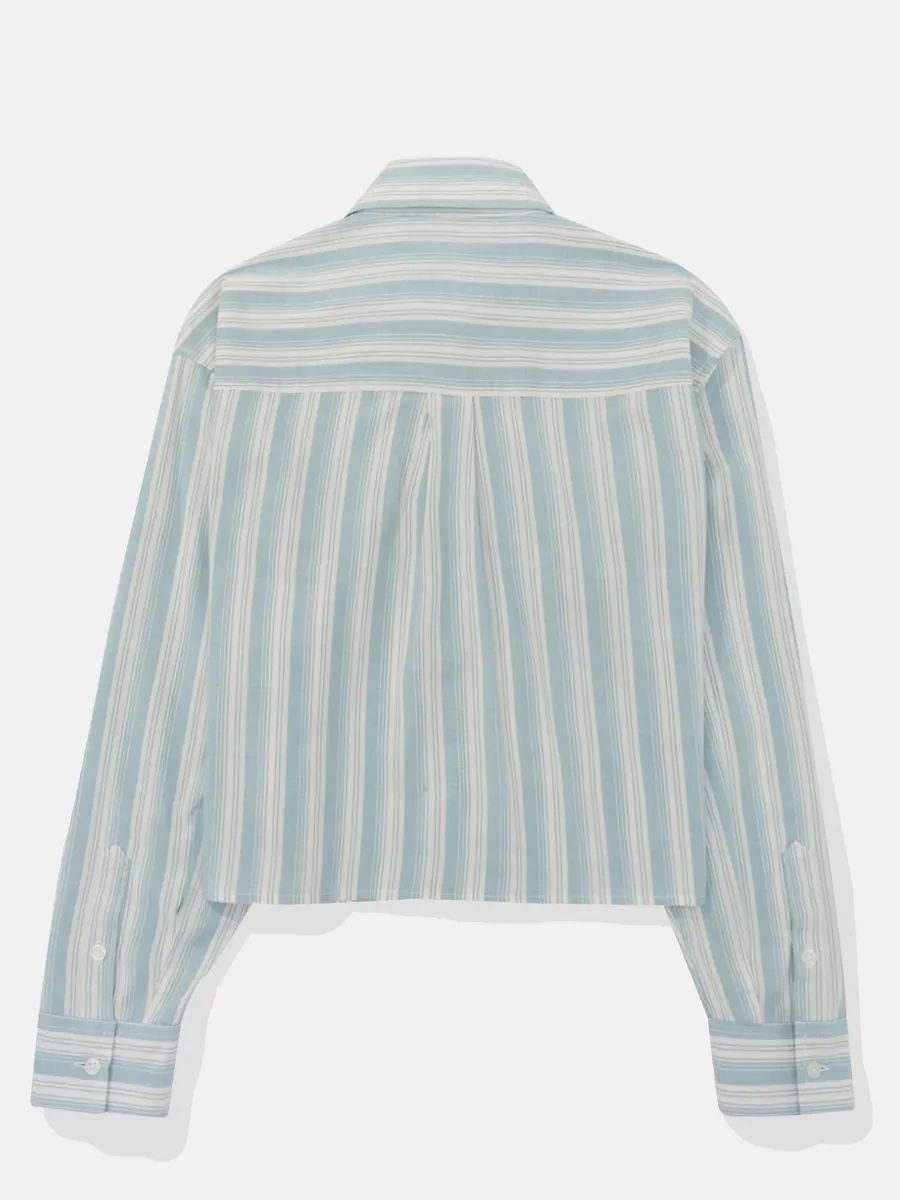 AMERICAN EAGLE WOMEN CORE ST HEM CROPPED PREP 395 TEAL