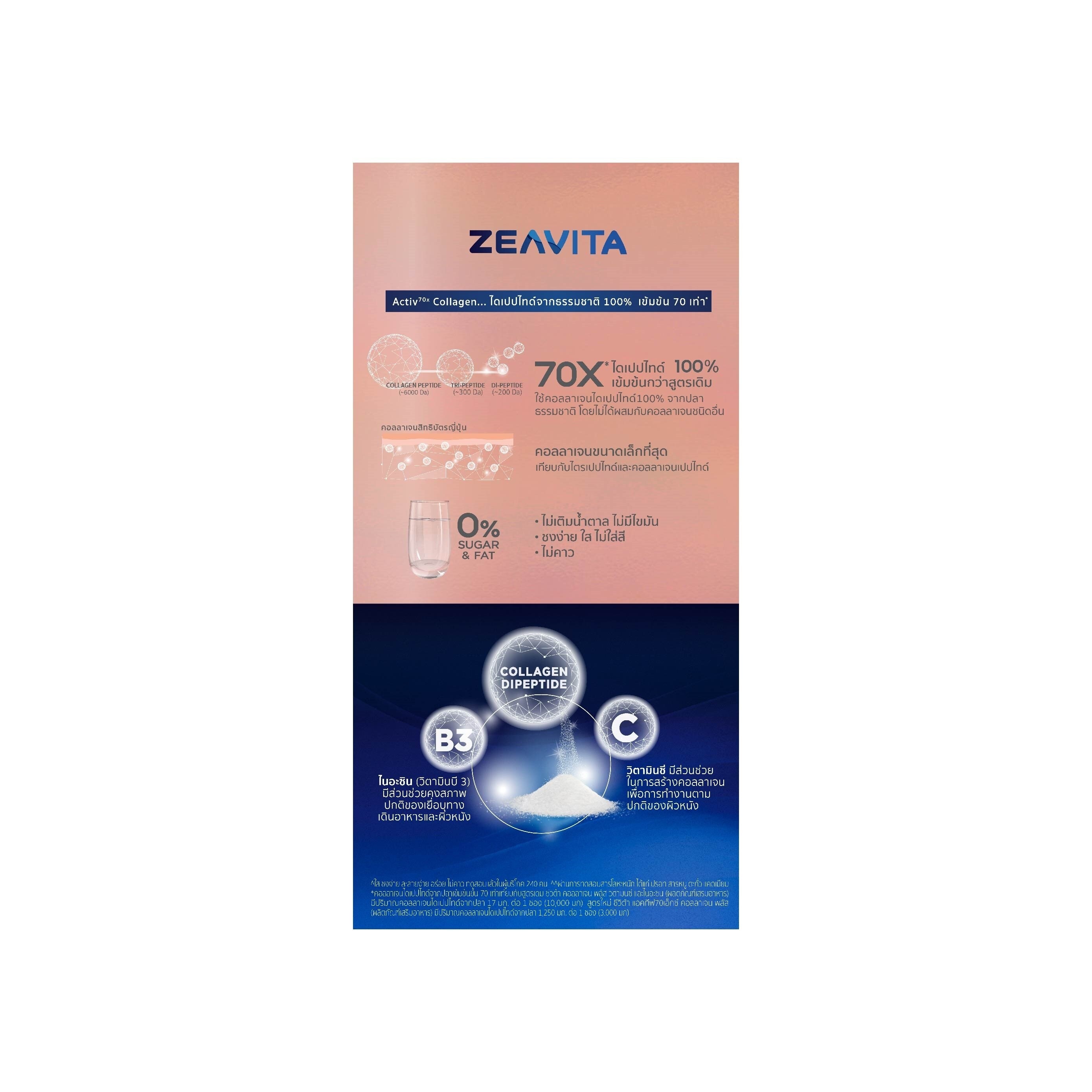 Zeavita Activ 70X Collagen Plus 8 Sachets/Box