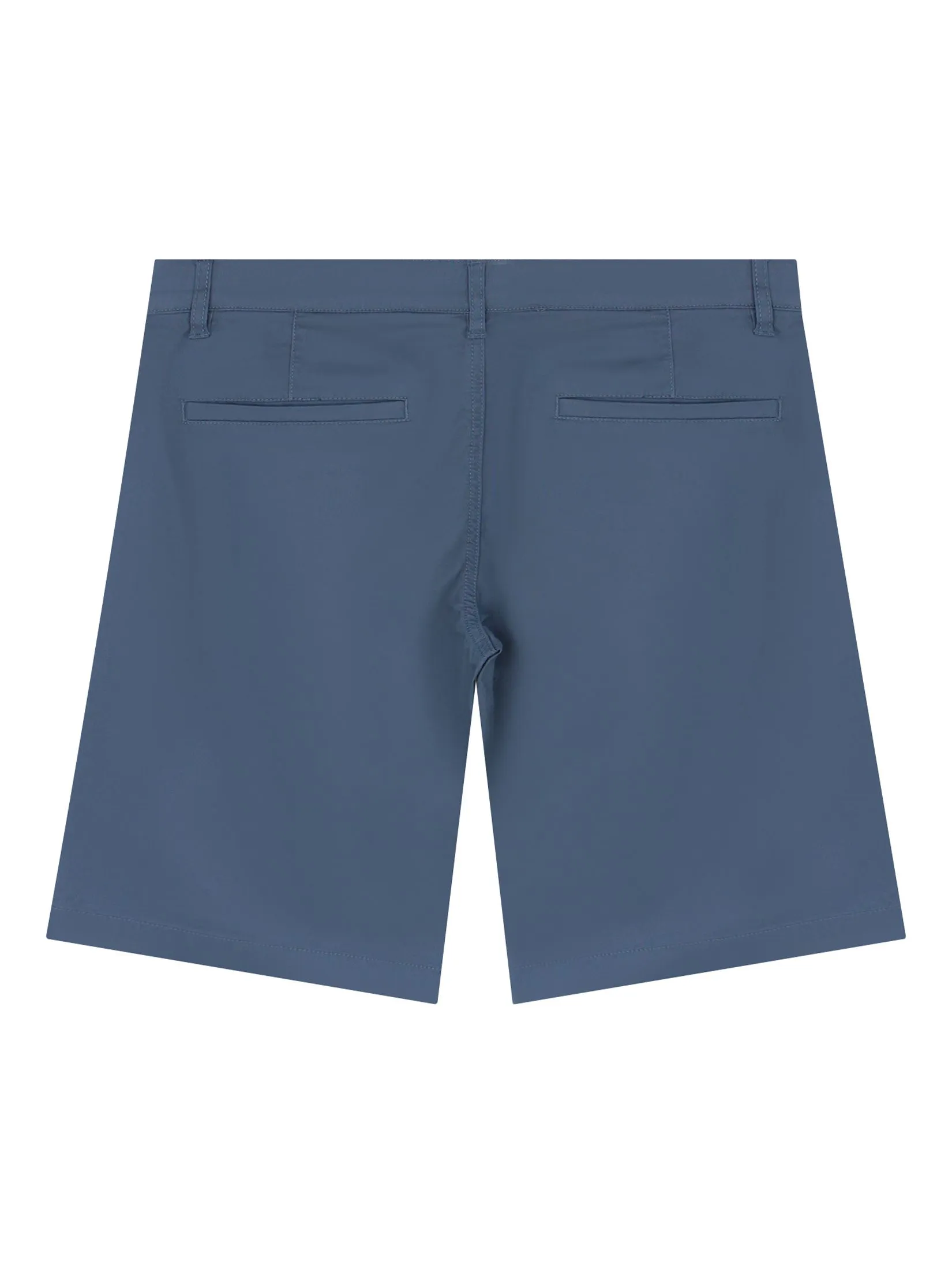 GIORDANO Men's Slim Taper Bermuda Shorts (180° Elastic Waist) Neptune Blue