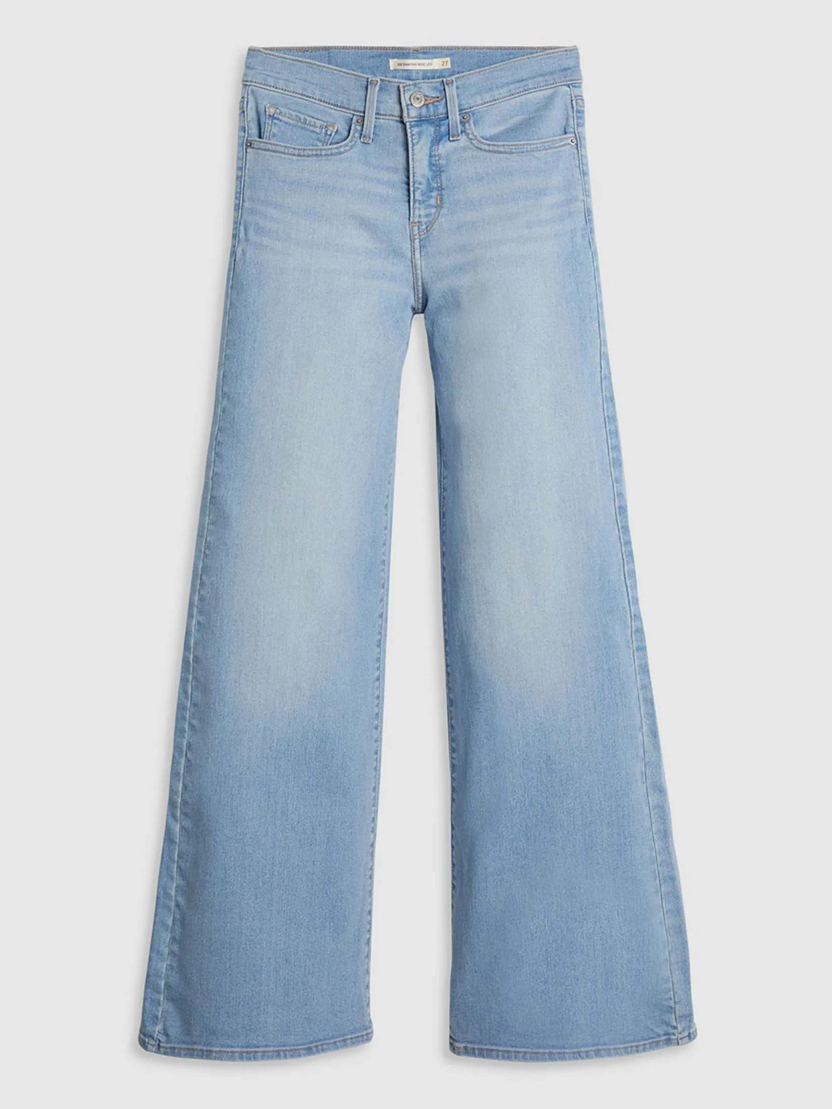LEVI'S Women's 318 Shaping Wide-Leg Jeans Light Blue
