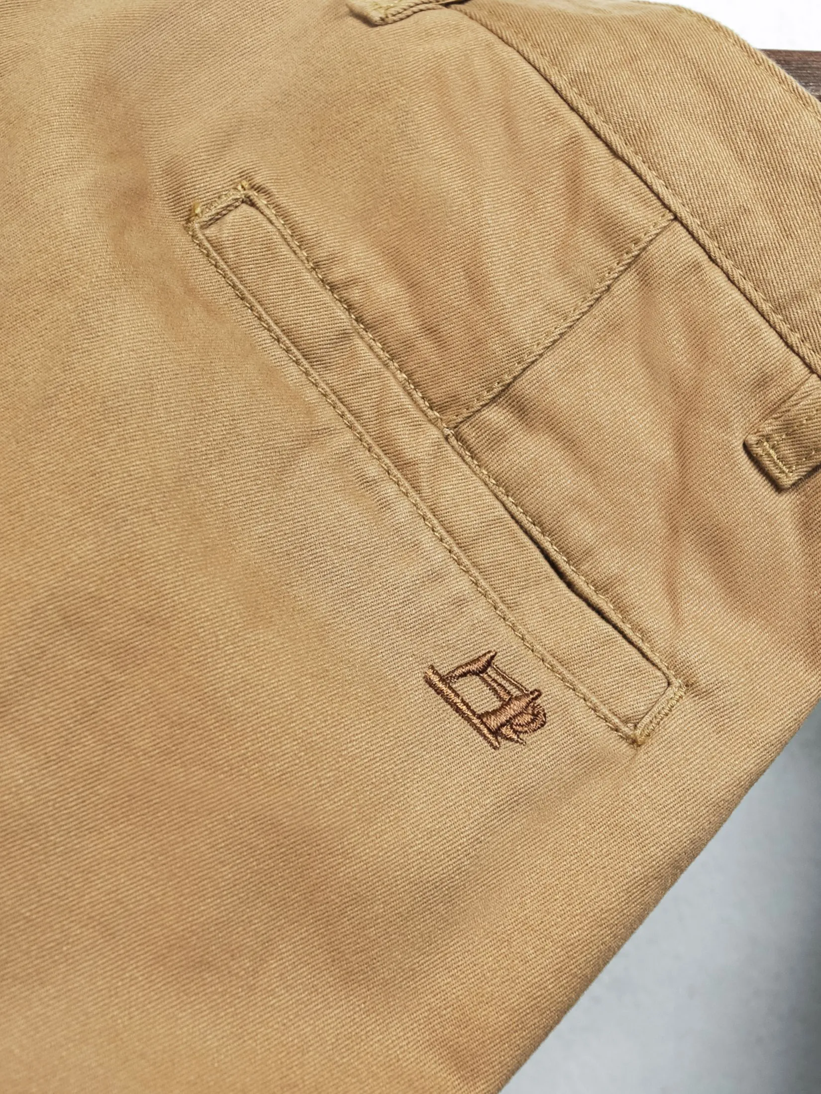 SIMPLE&RAW Timber Chino Pants Sk814 Brown
