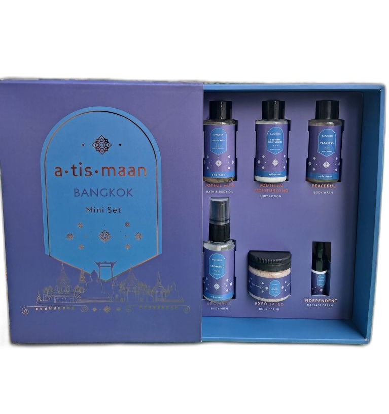 Мини набор для Спа процедур для тела Bangkok Герань и Бергамот