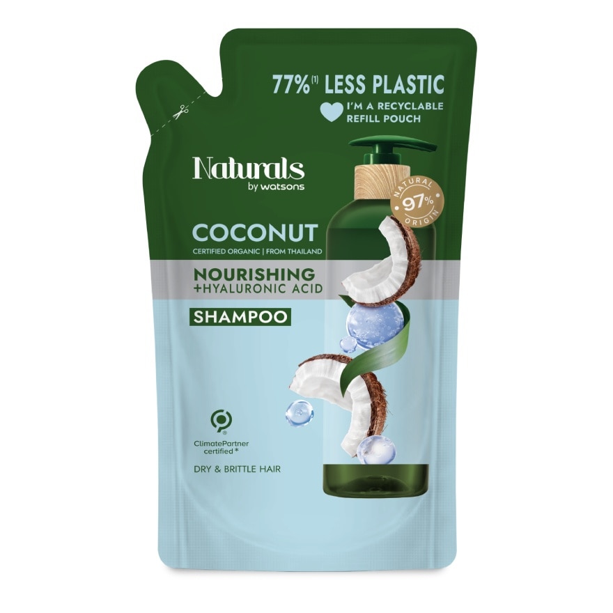 Naturals By Watsons Coconut Nourishing Shampoo 450ml (Refill)