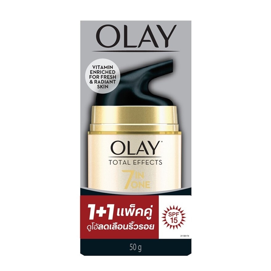Olay Total Effect 7in1 Day Cream Normal SPF 15 50 G. Twin Pack