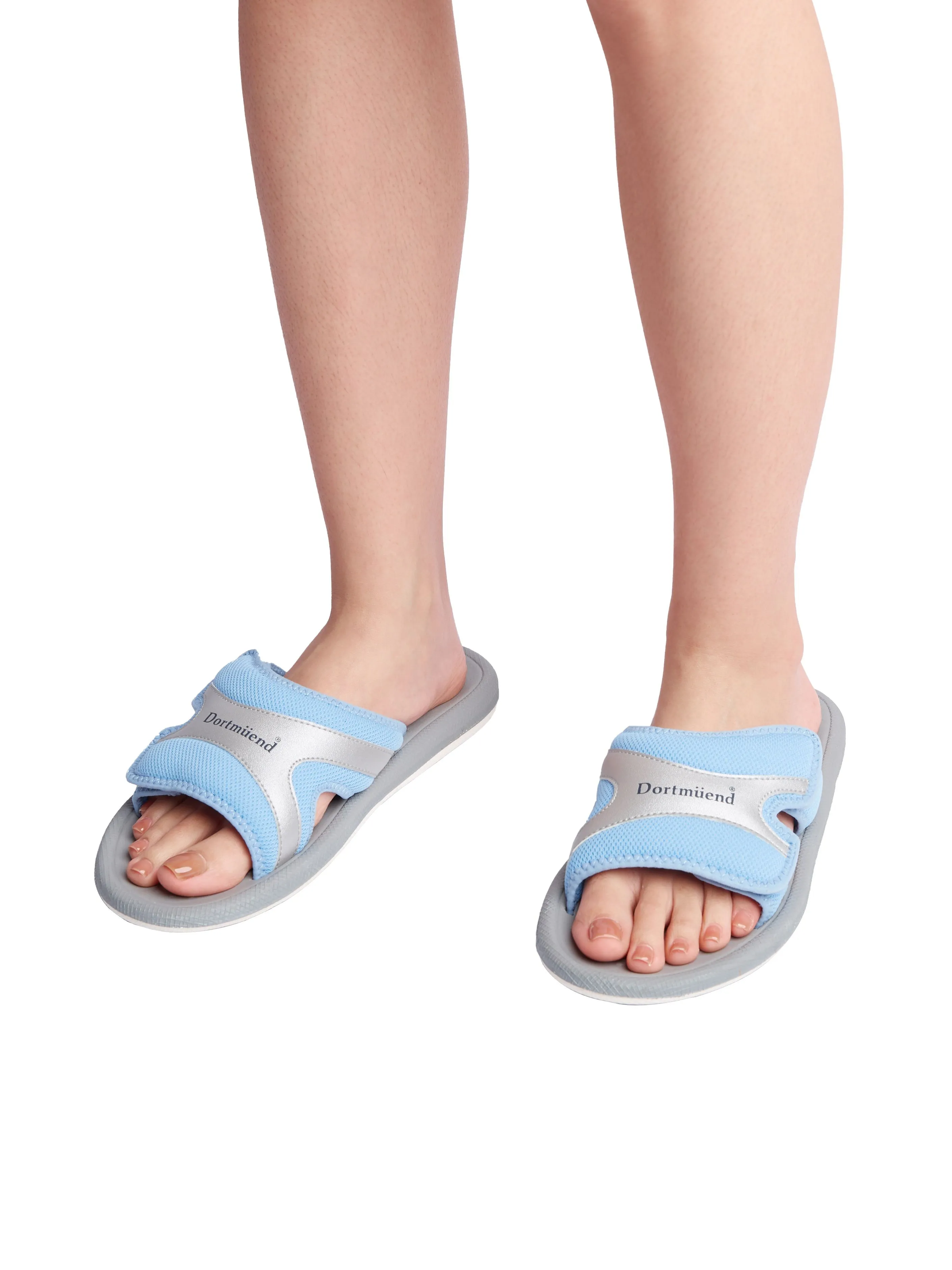 DORTMUEND Light Blue-Silver - Sport Sandals CC015-1804