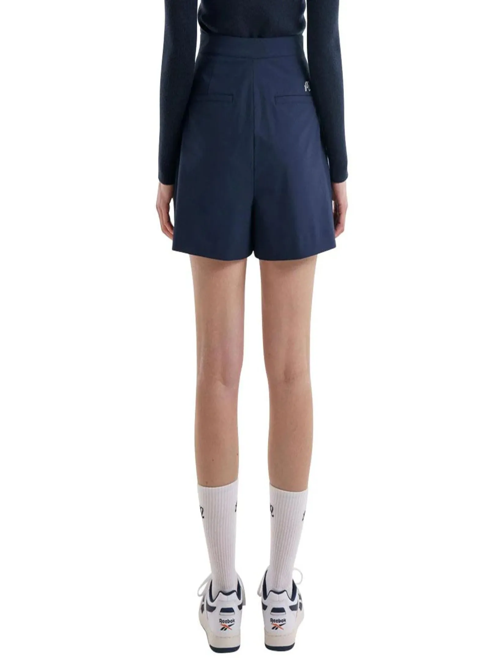 MALBON GOLF MARINA SHORTS IN NAVY