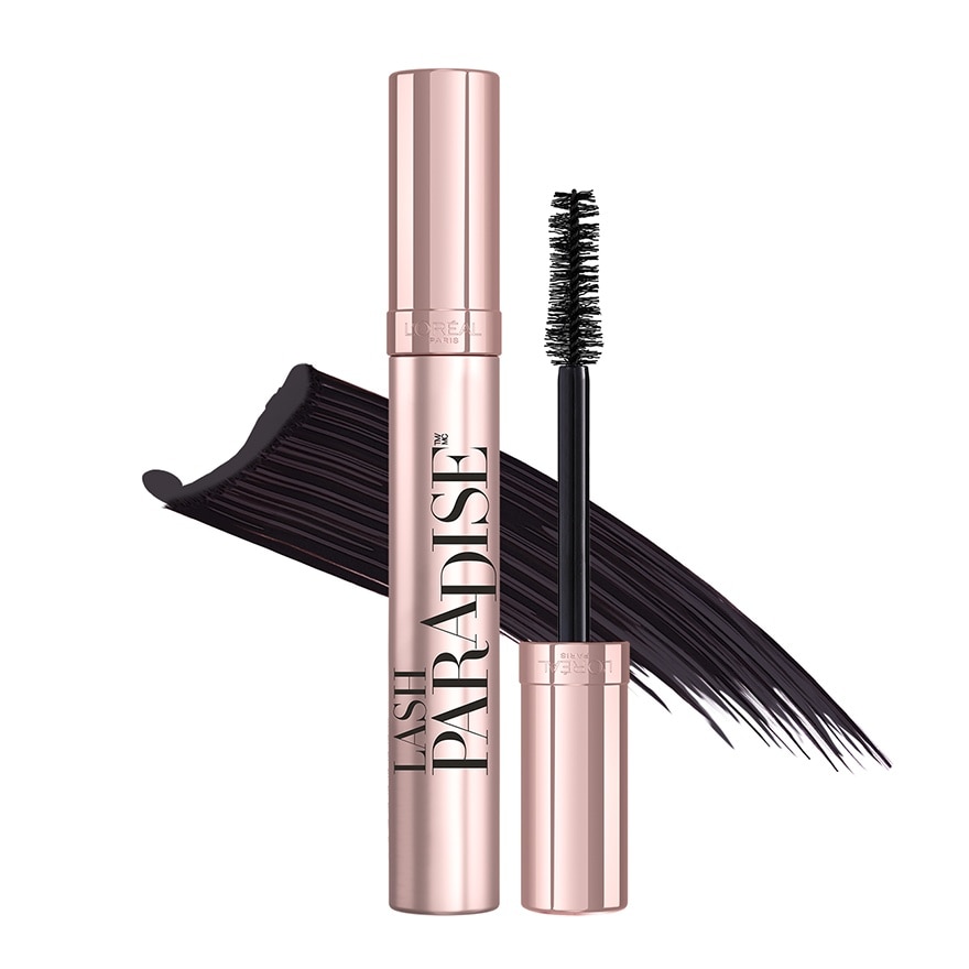 L'oreal Paris Vol Lash Paradise Waterproof Blackest Black - Black
