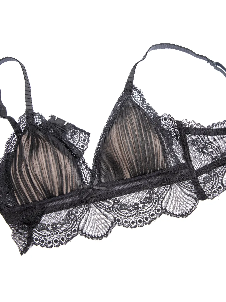 BSC LINGERIE Women NONWIRE BRA BB3387 BLACK