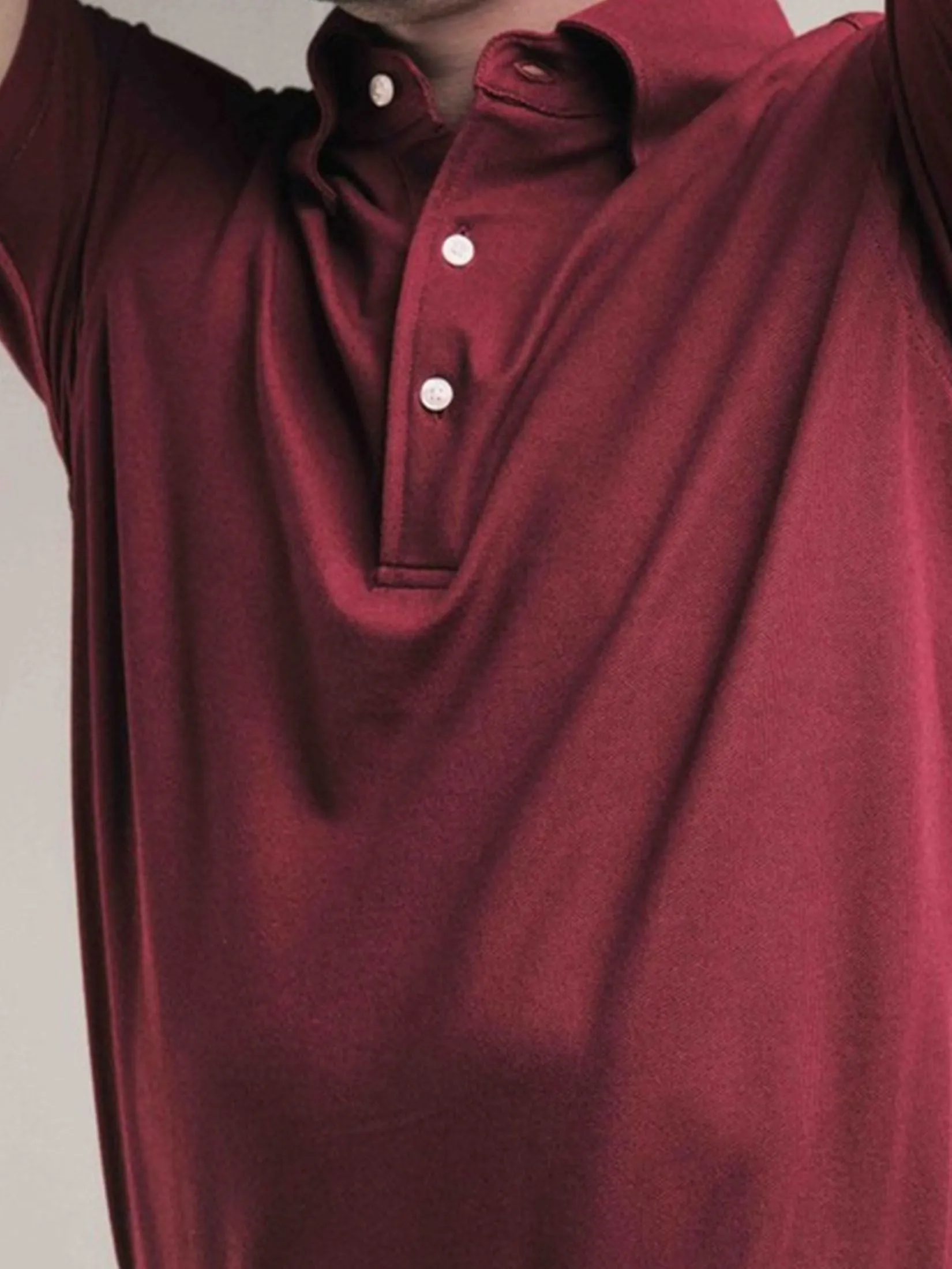 ERA-WON Men Polo Shirt Collection "Brother" Red