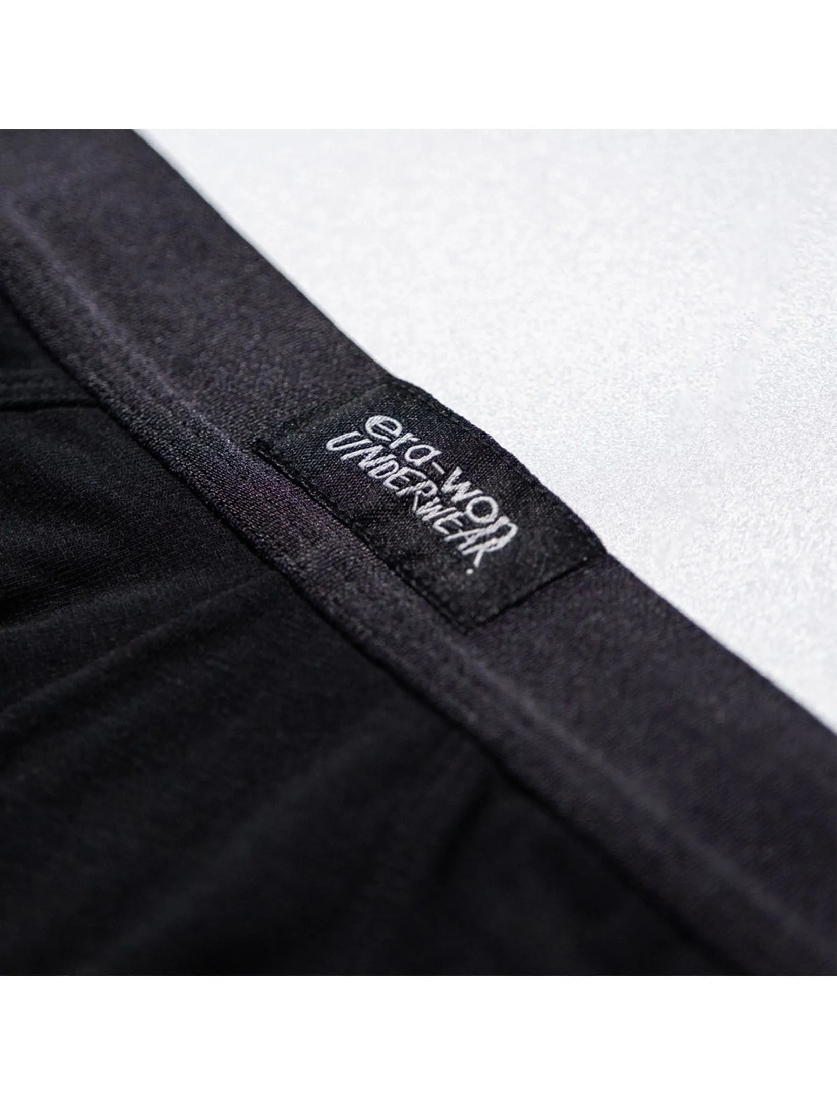 ERA-WON Men's Under wear Zinc Plus Anti-bacteria bikini Black 2 Pc.