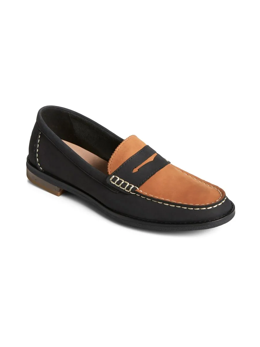 SPERRY WOMEN SEAPORT PENNY W/ACRYLC BLACK