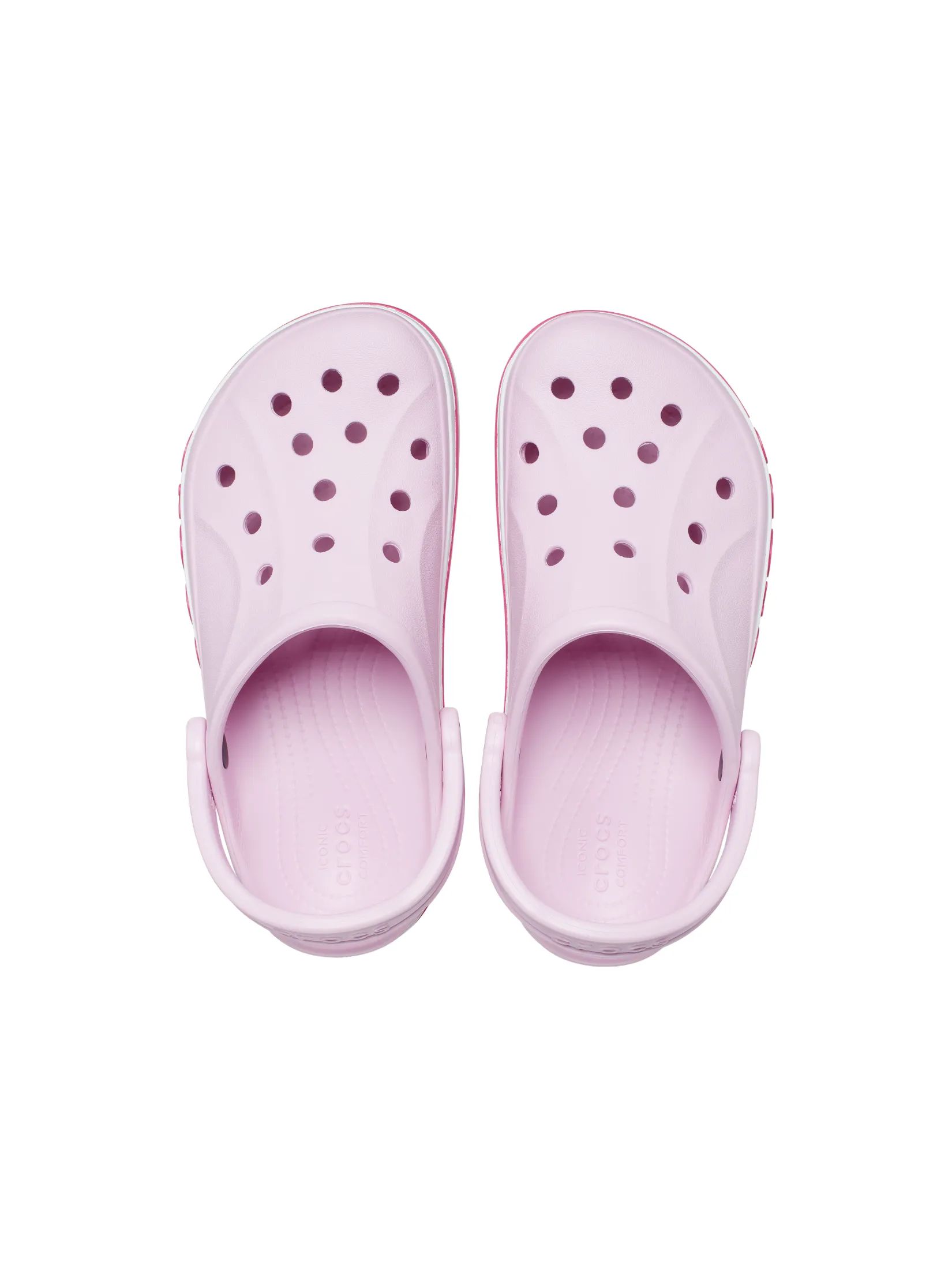 CROCS UNISEX BAYABAND CLOG - BALLERINA PINK/CANDY PINK