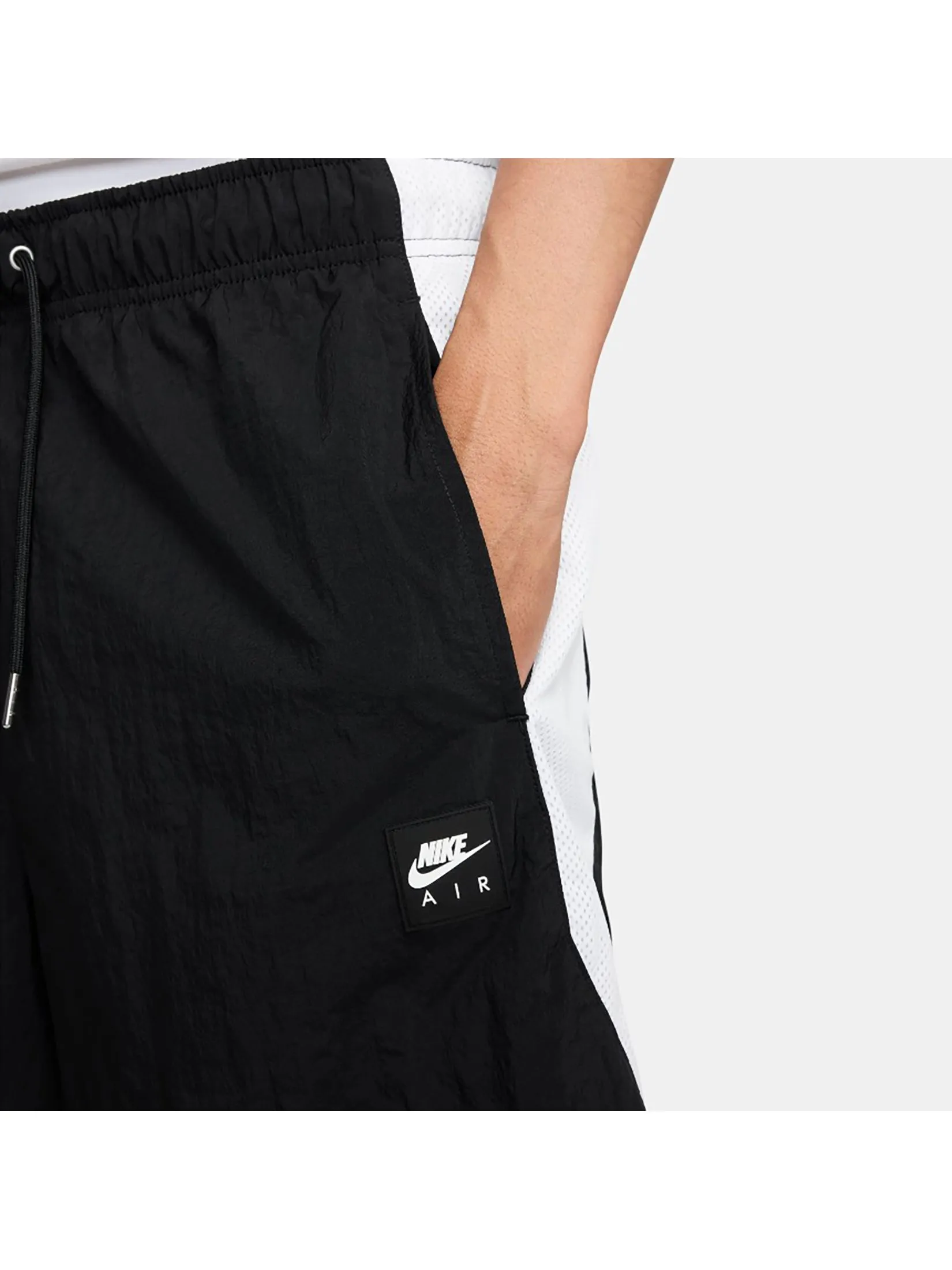 NIKE Men Shorts Air Woven Black/White/White