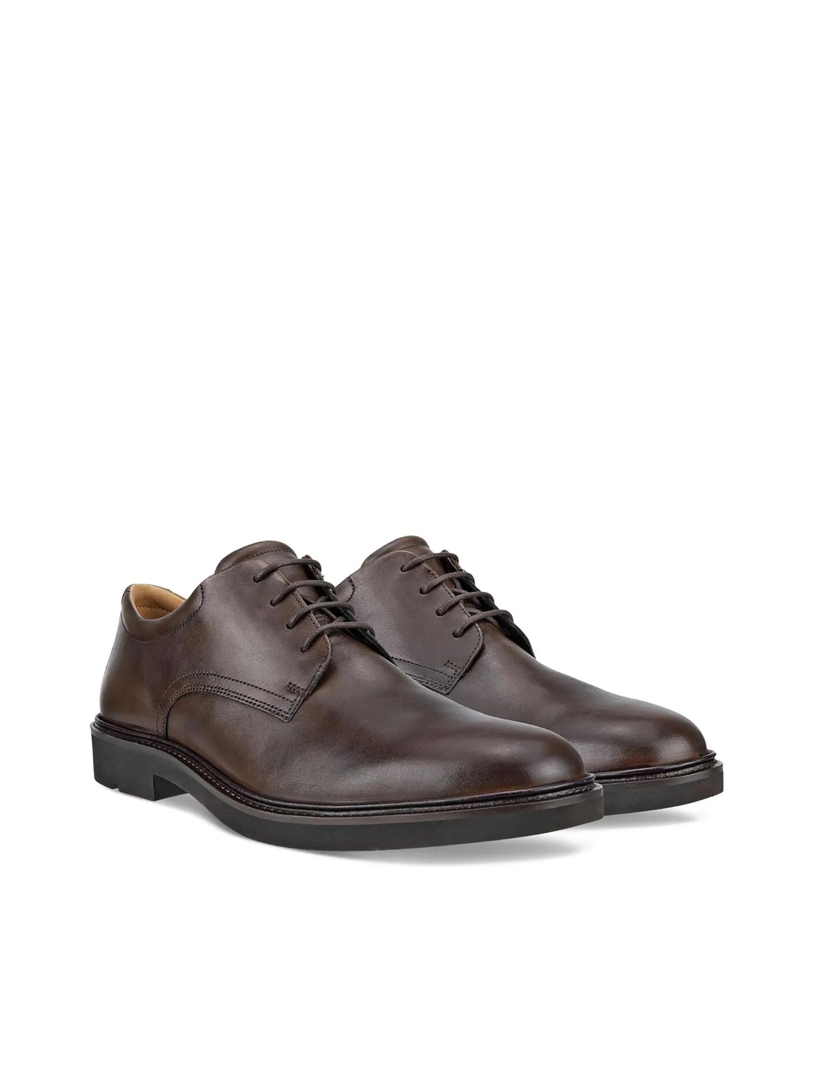 ECCO Men Leather Shoes Metropole London Cocoa Brown