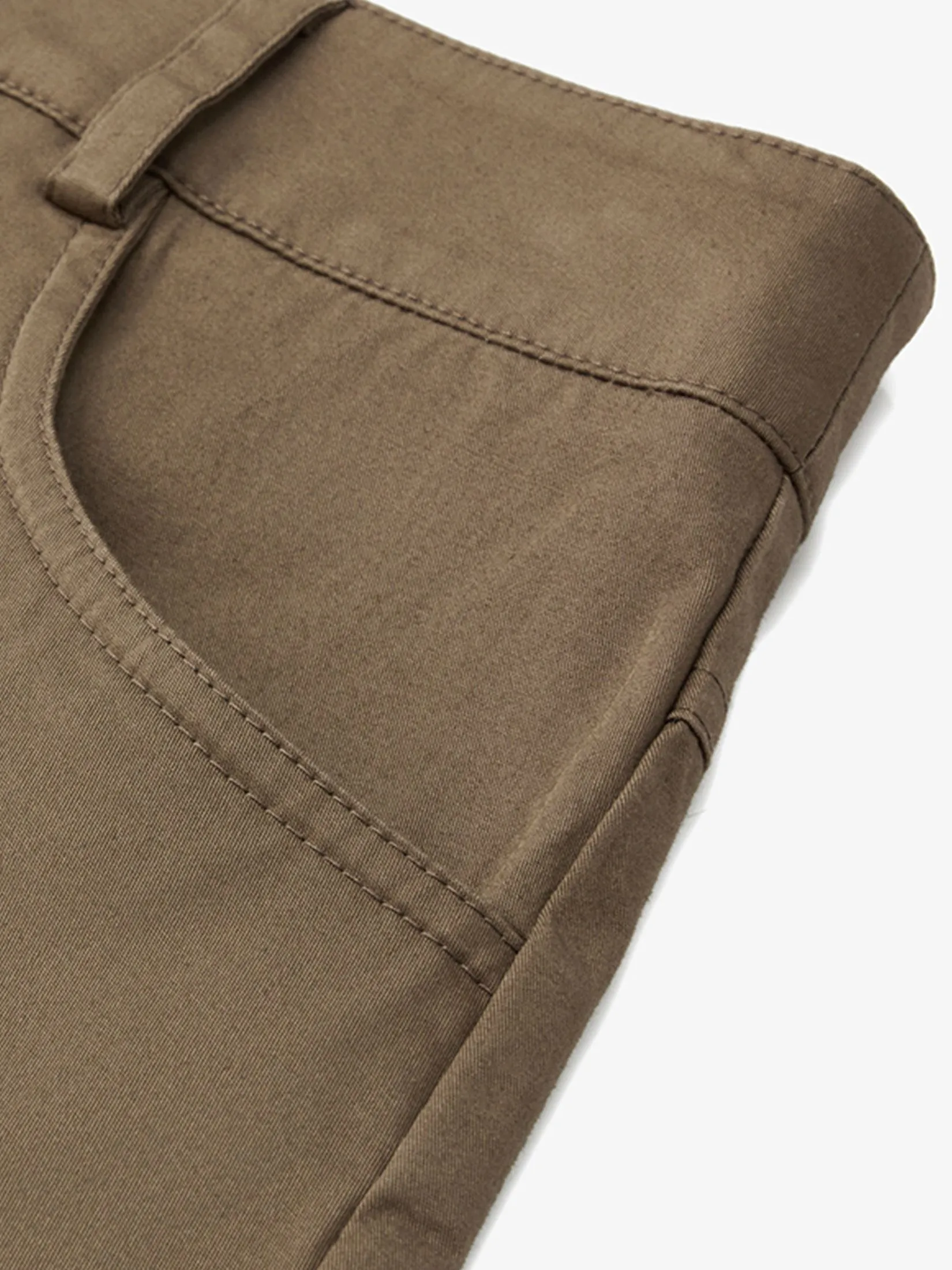 GIORDANO Women's Online Exclusive Single-breasted Skorts Khaki