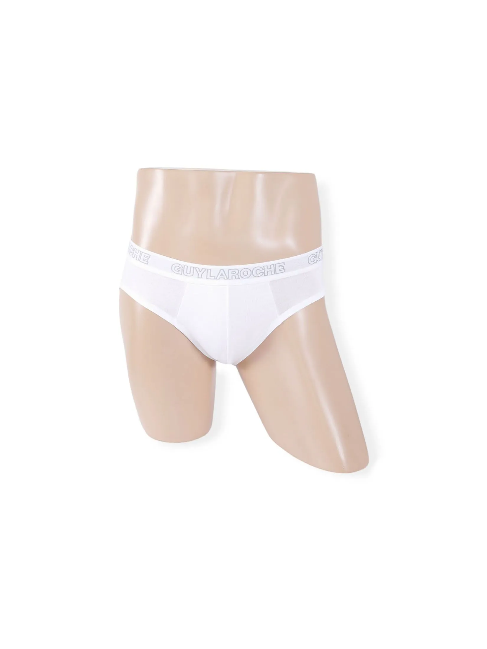 GUY LAROCHE INNERWEAR Men BRIEF Underwear PACK 2 Pcs. - White