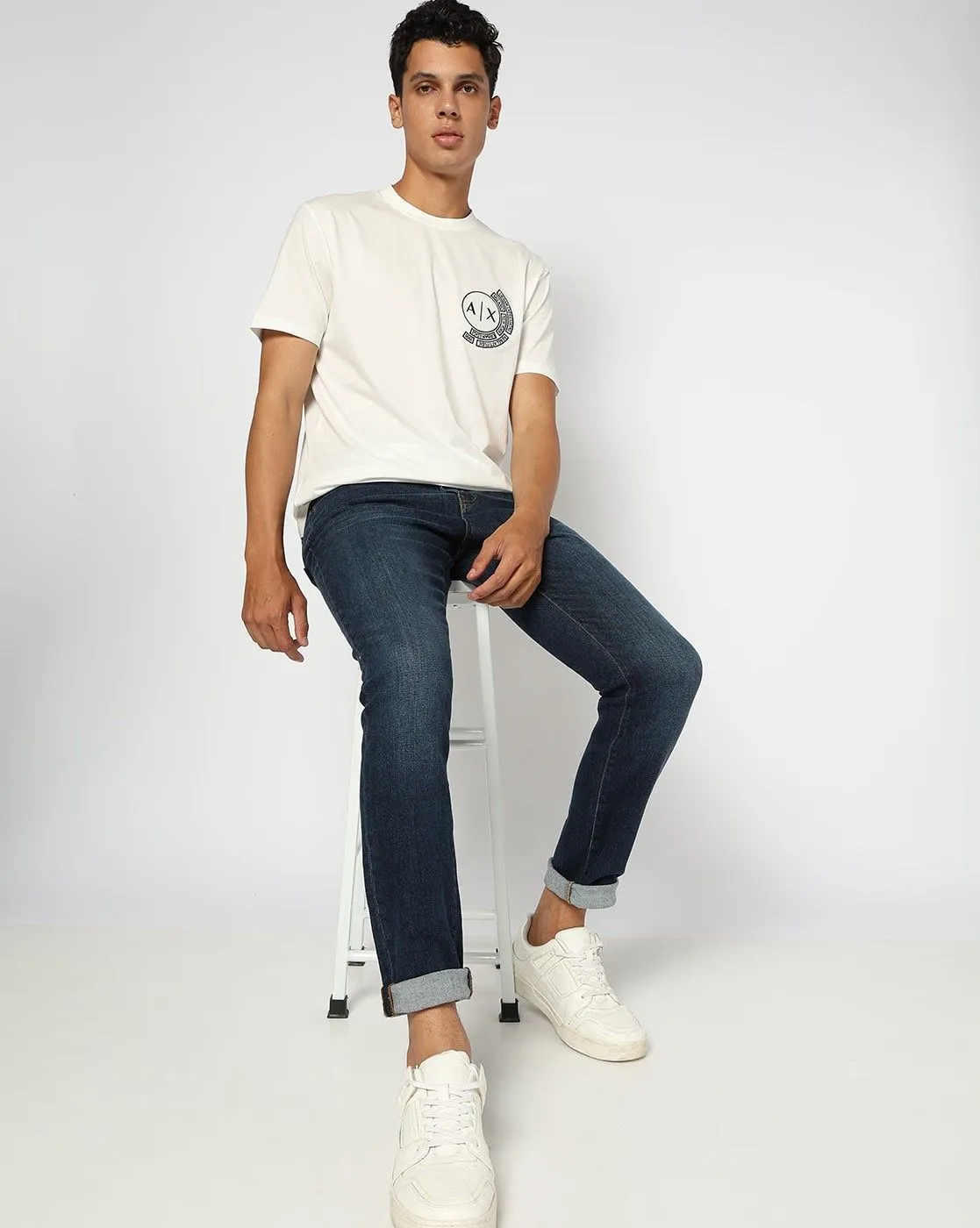 ARMANI EXCHANGE Jeans Men XM000070-AF14265-MB001 Navy Blue