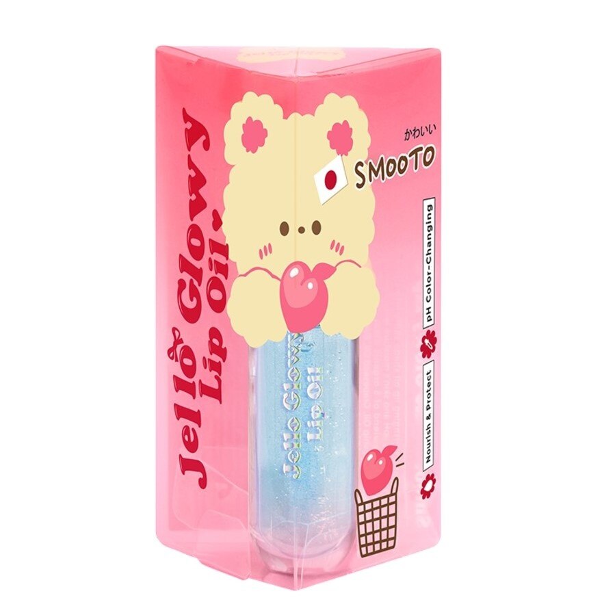 Smooto Jello Glowy Lip Oil B1 Blueberry