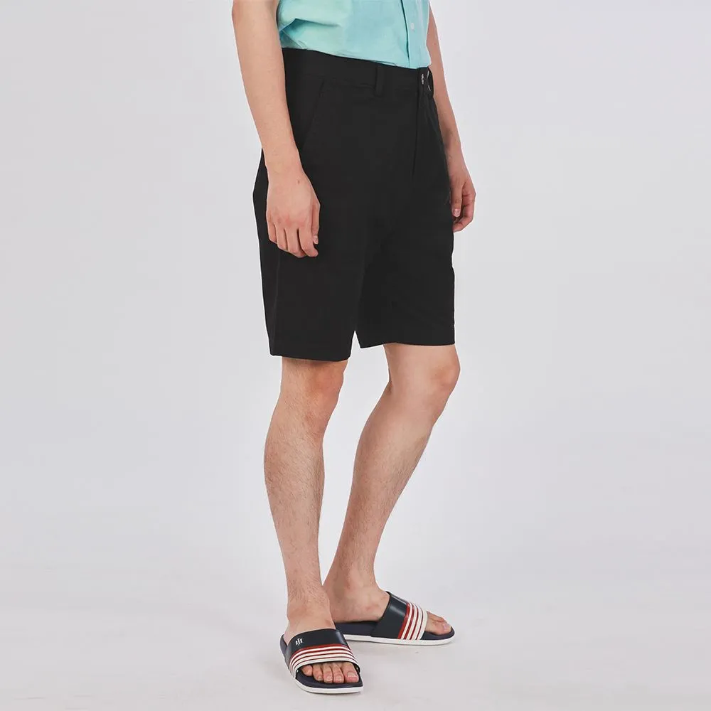 JOHN HENRY Men's Shorts (Slim Fit) ESSENTIALS Black